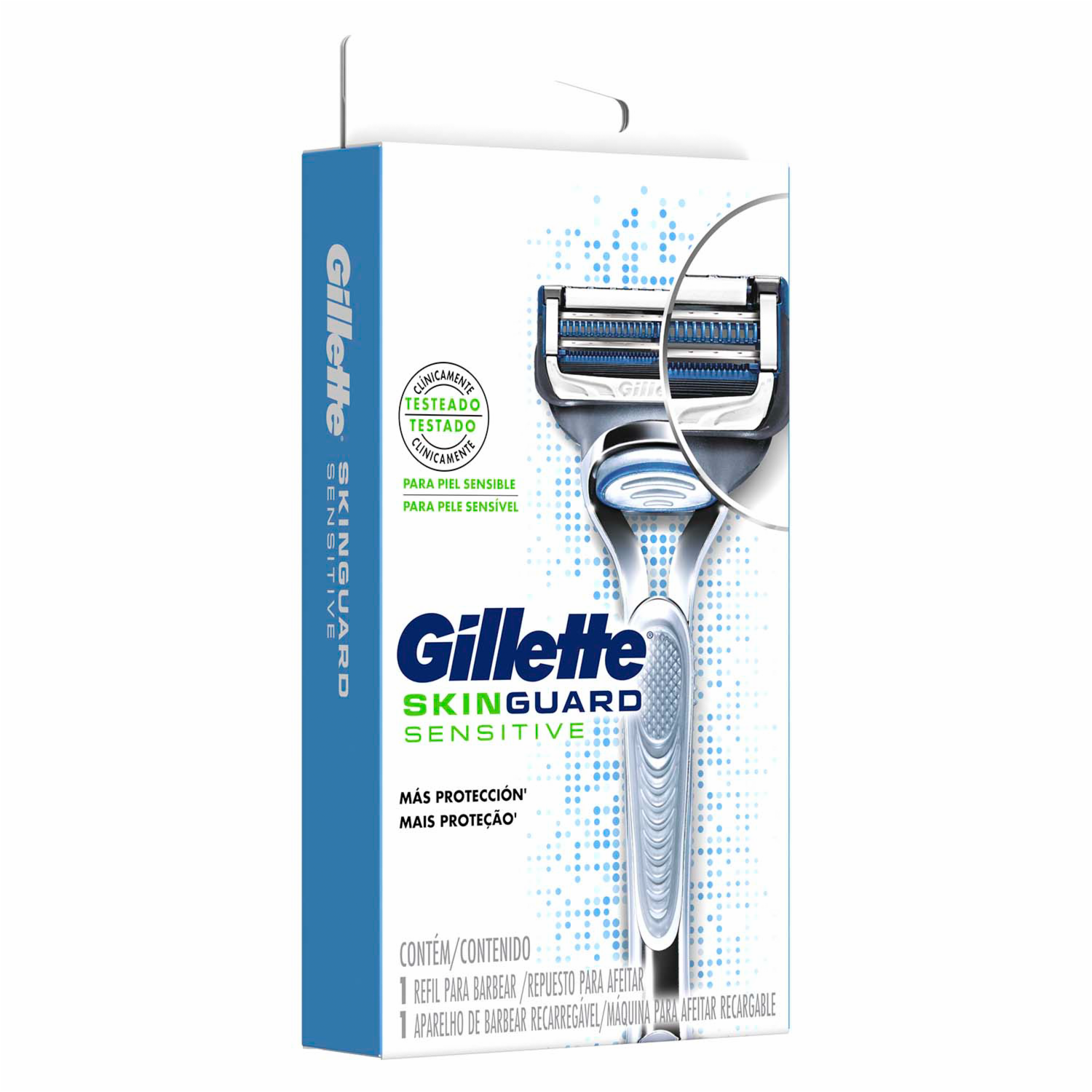 Afeitadora Hombre Skinguard Sensitive GILLETTE 1 + Repuesto