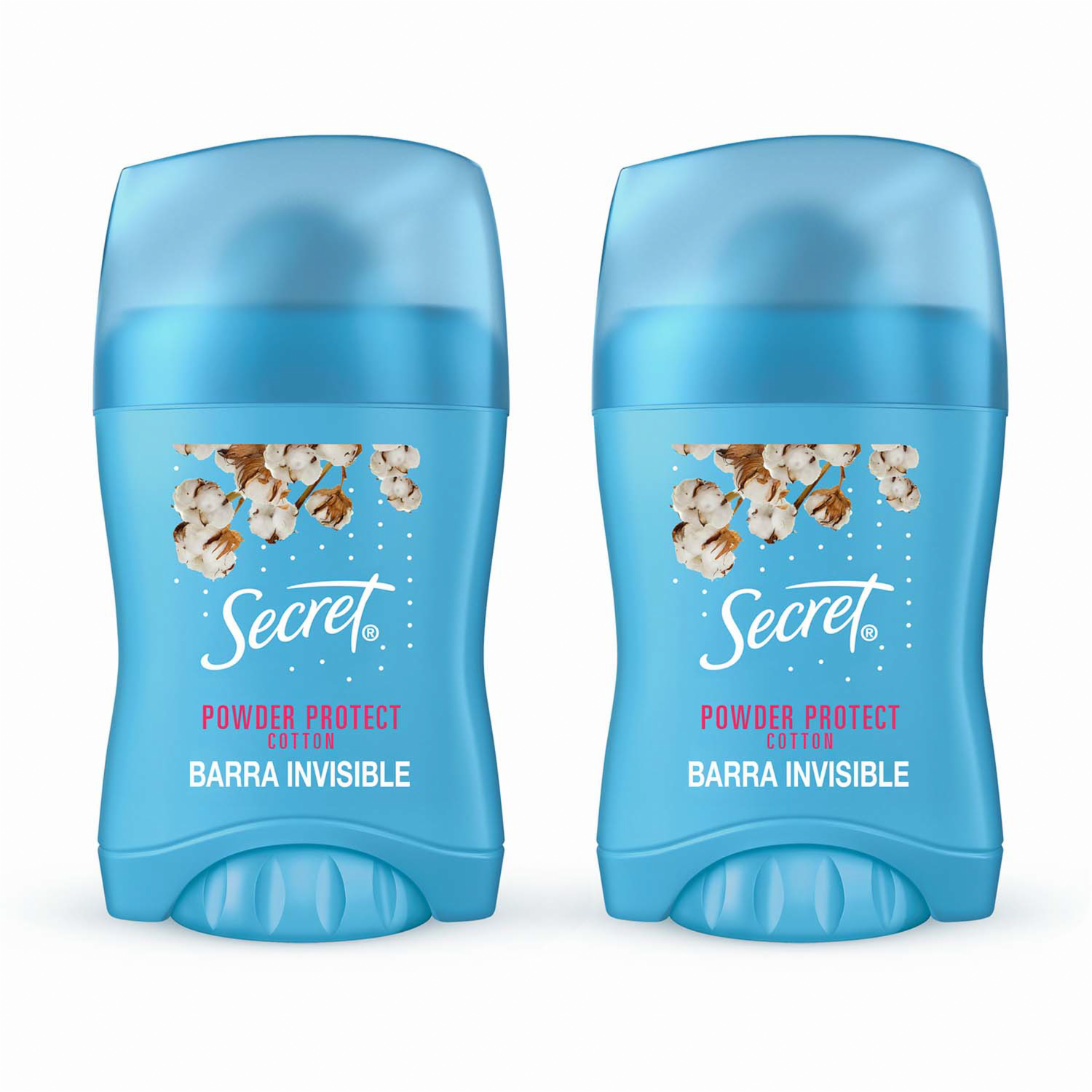 Desodorante En Barra Powder Protect Cotton SECRET 2 X 45 G