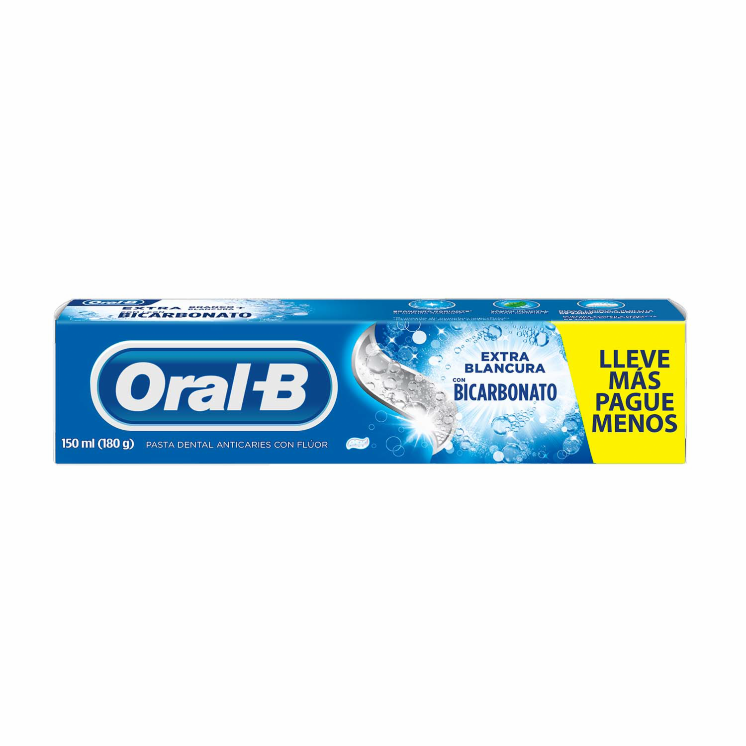 Pasta Dental Extra Blancura Bicarbonato ORAL-B 150 Ml
