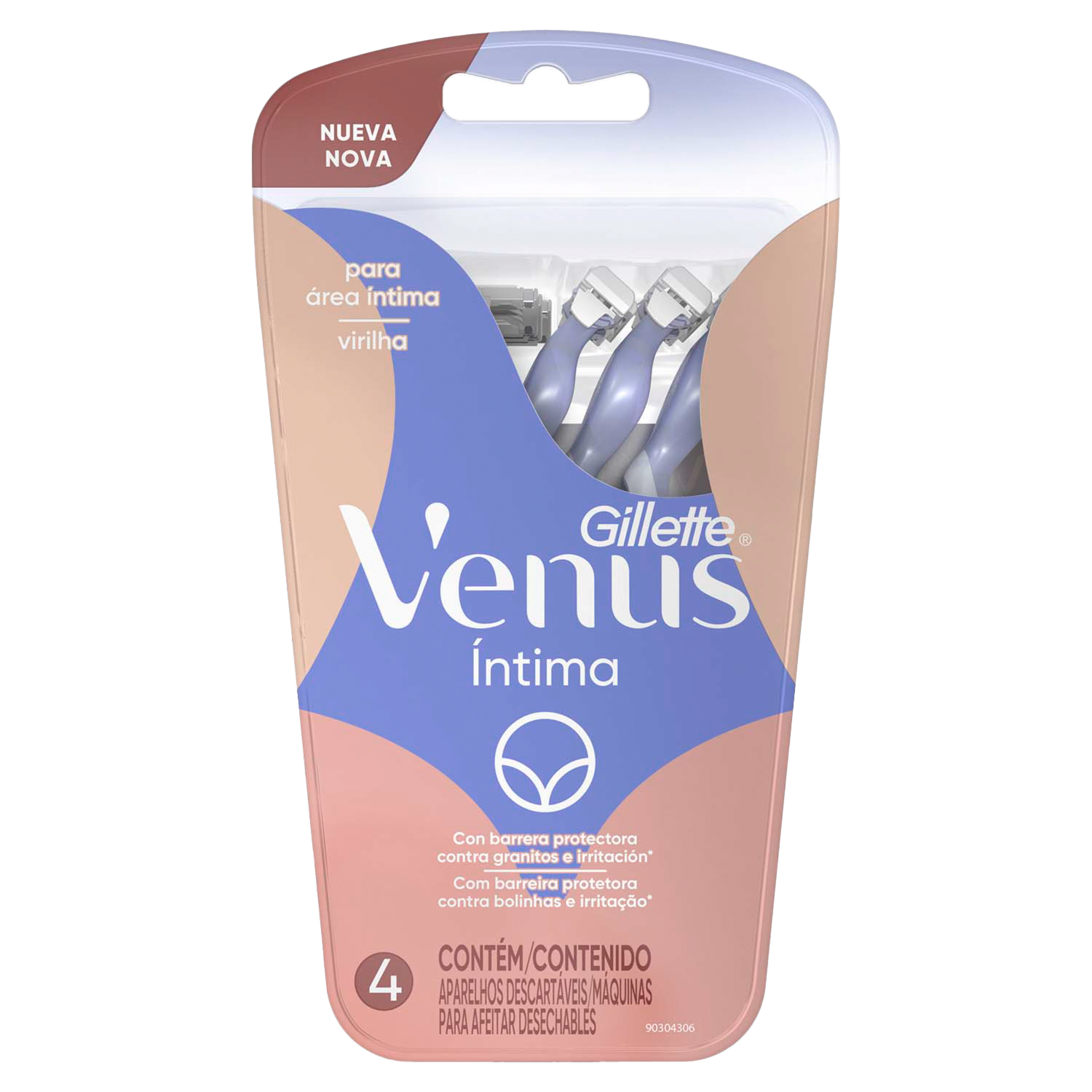 Rasuradora Dama Intima VENUS X4 Uds