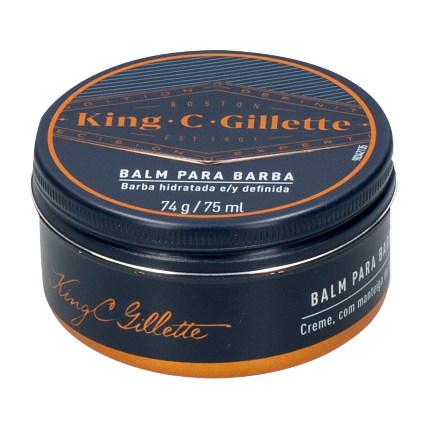Bálsamo Para Barba Hidratada Y Definida KING C GILLETTE 75 Ml