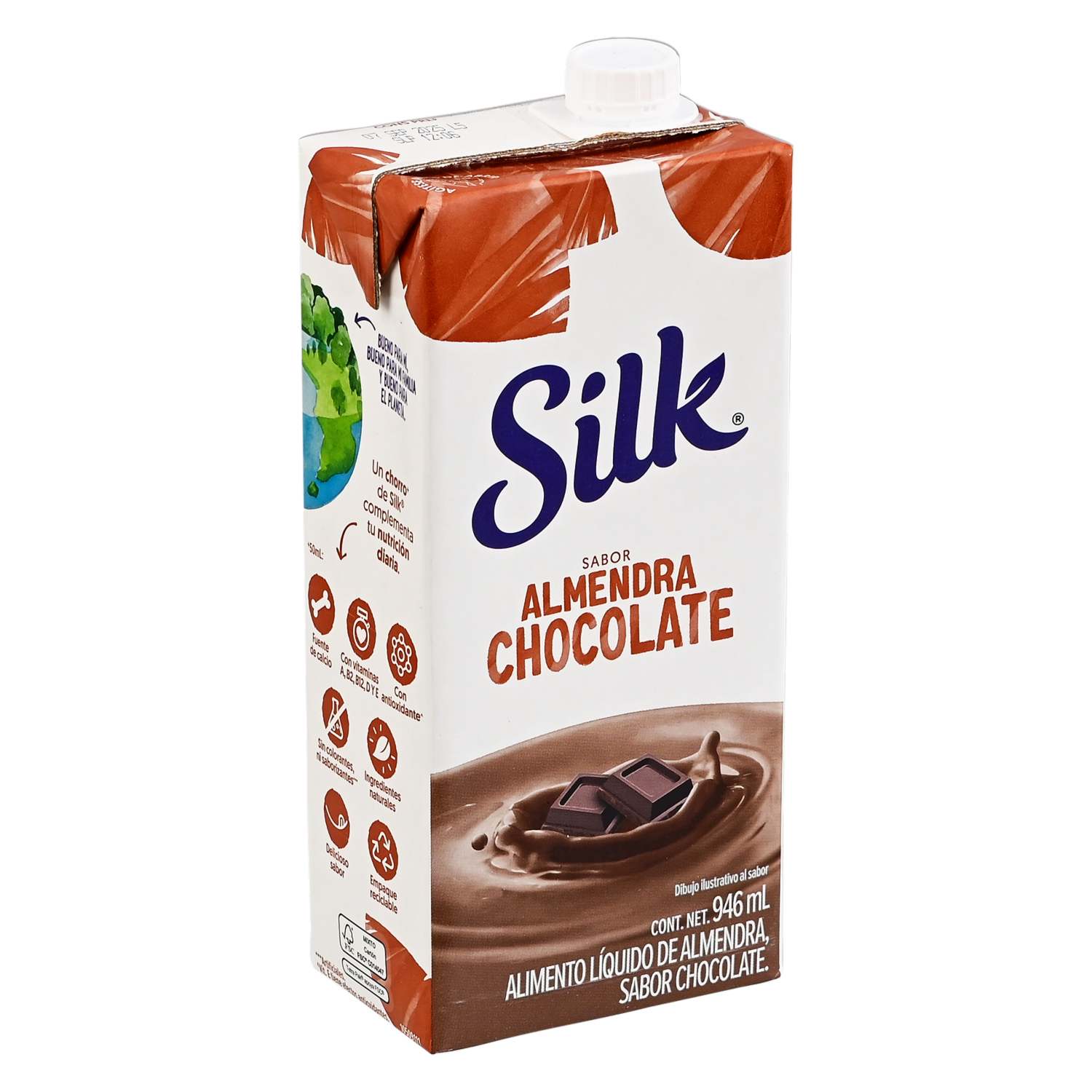 Bebida De Almendras De  Chocolatada SILK 946 Ml