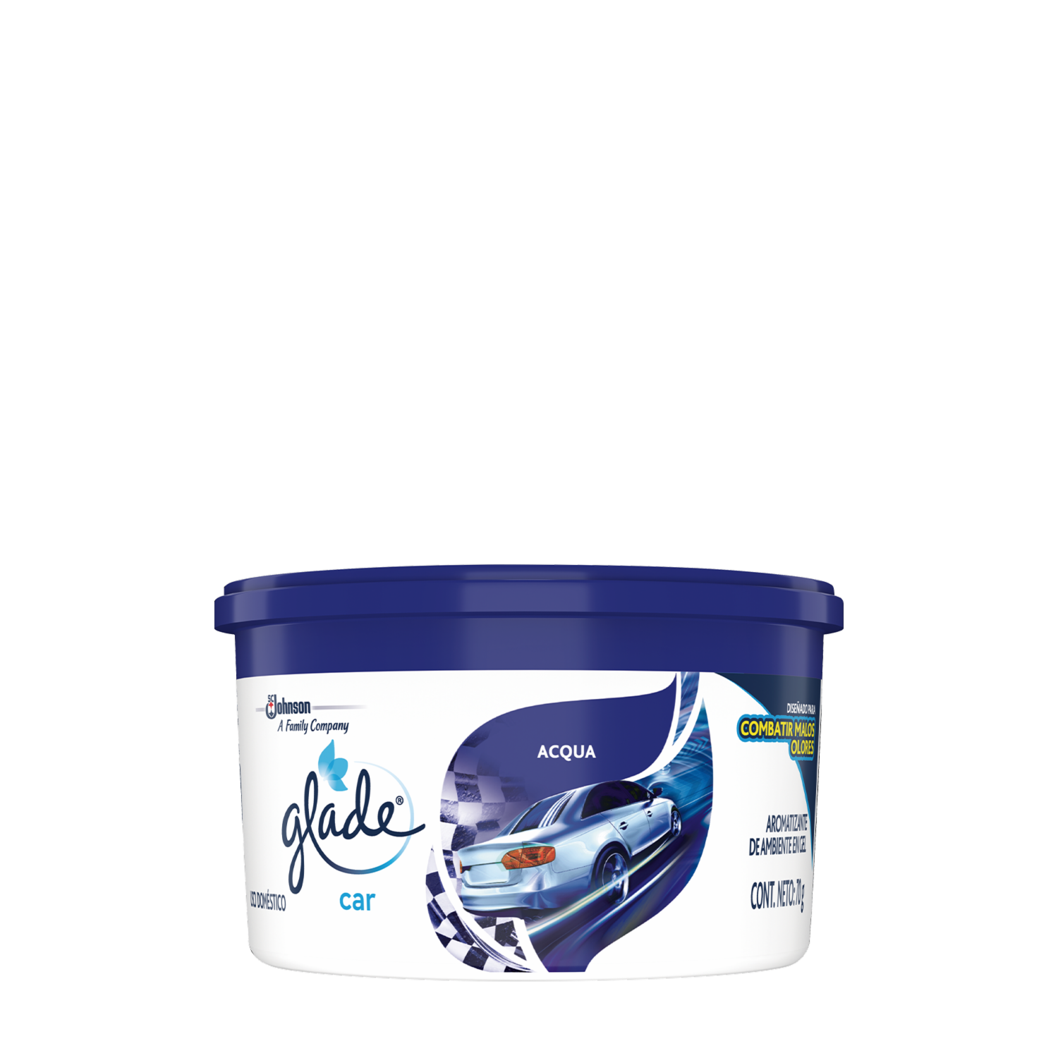 Ambiental De Automóvil Gel Caramelo Acqua GLADE 70 G