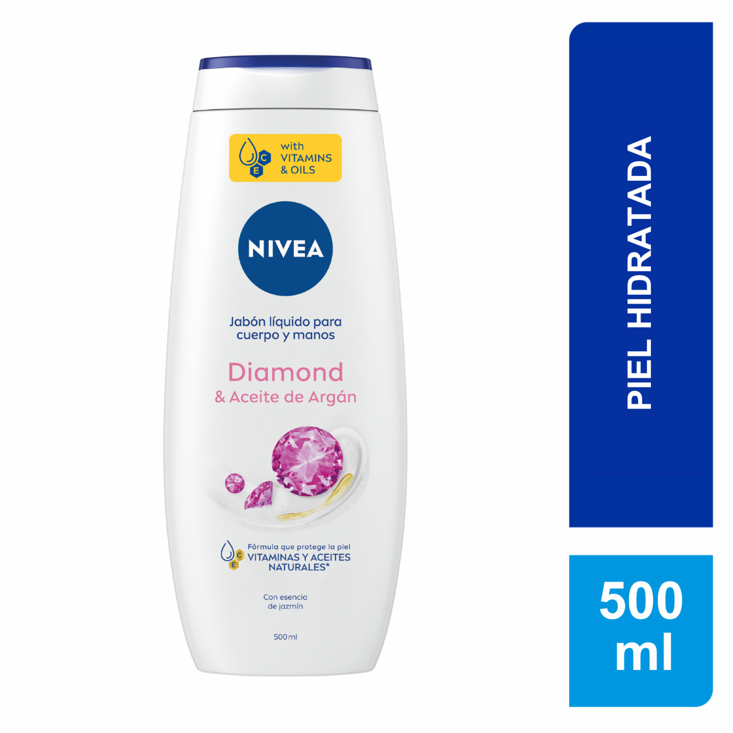 Gel De Baño Care & Diamond NIVEA 500 Ml