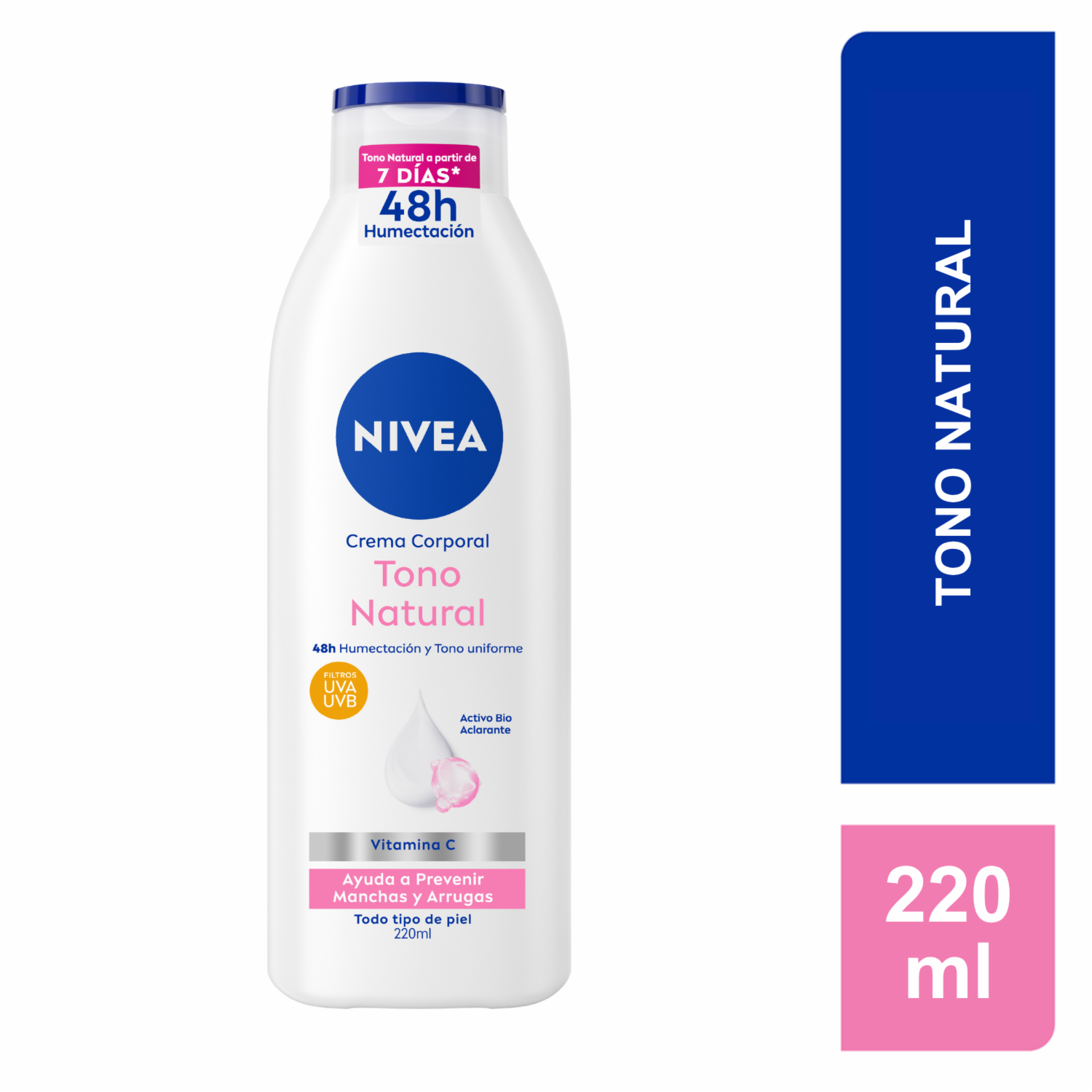Crema Corporal Tono Natural NIVEA 220 Ml