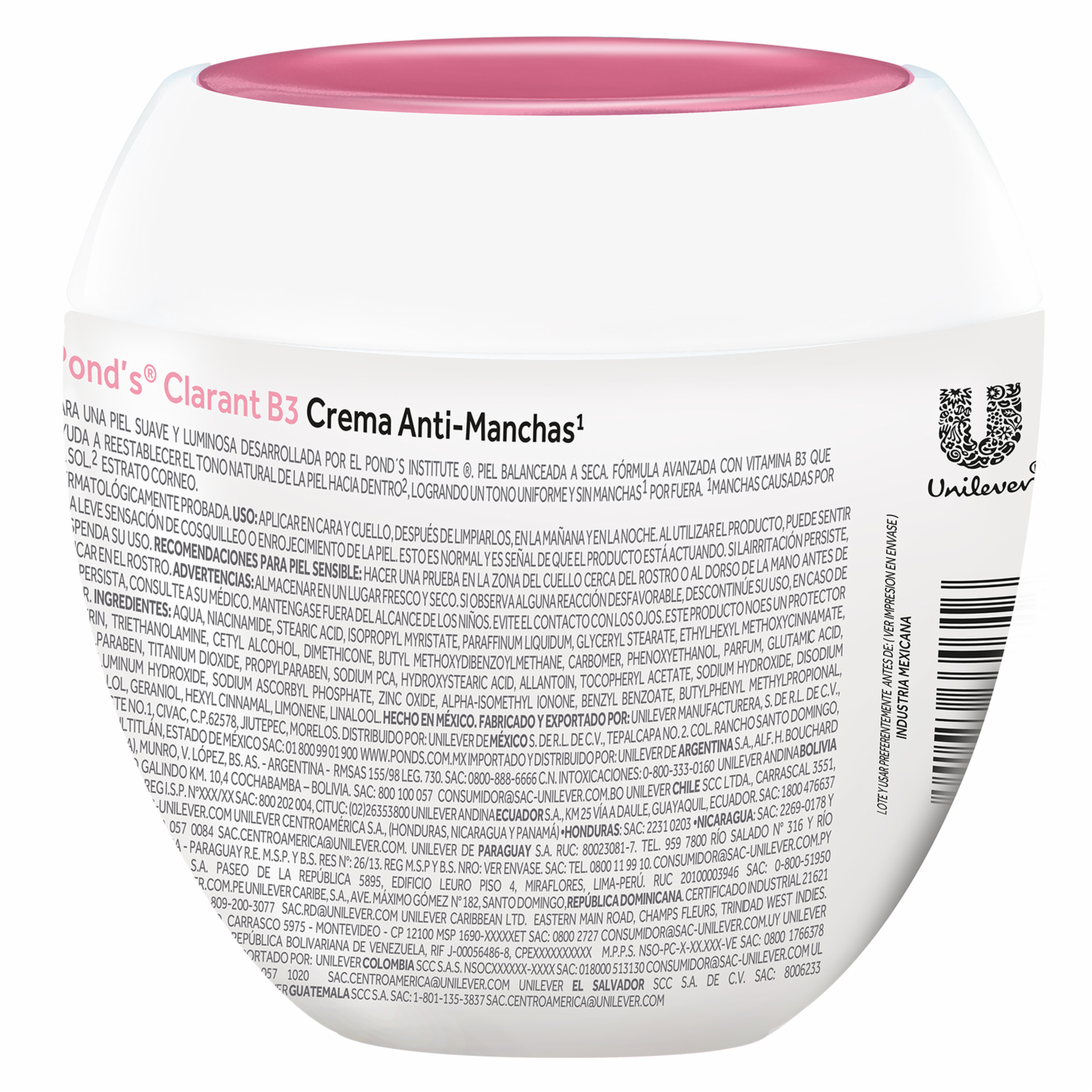 Crema Facial Clarant B3 Seca 50G. POND’S 50 G