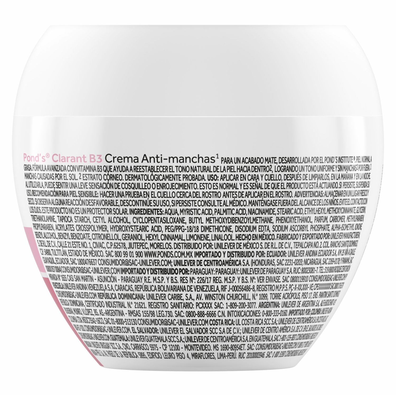 Crema Facial Clarant B3 Grasa 50G.. POND’S 50 G