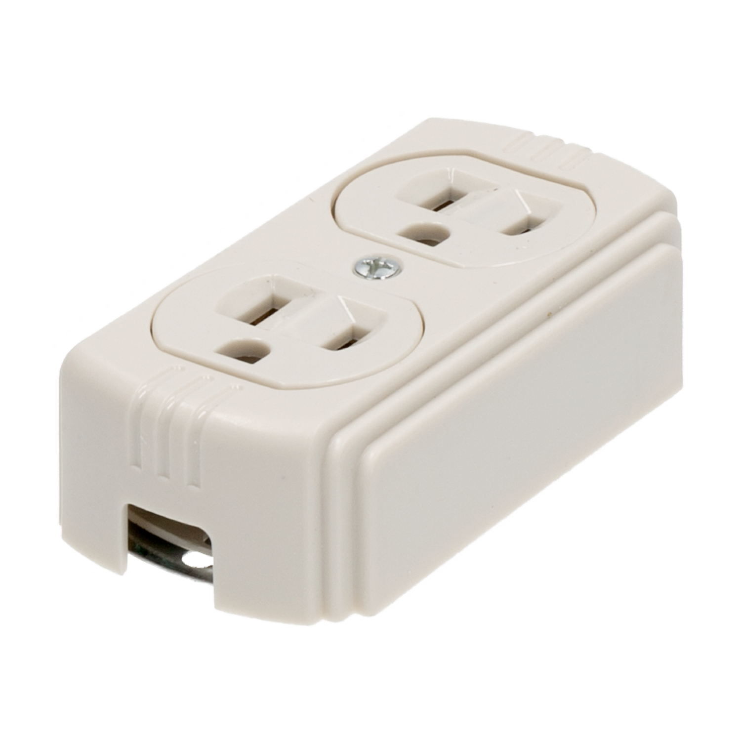 Tomacorriente Doble Polar 125V15 Avoltec PRETUL Unidad