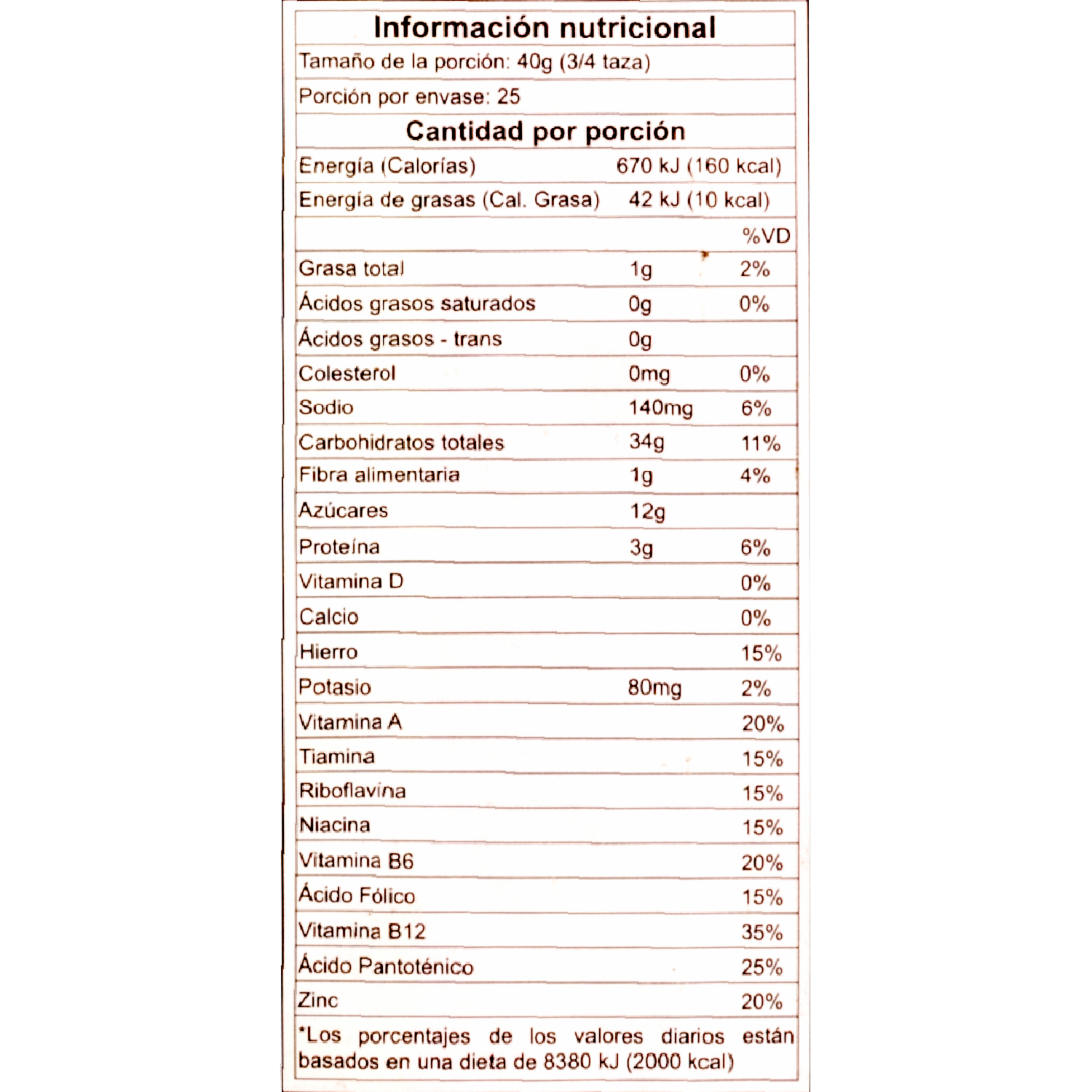 Cereal De Aritos De Frutas LA COSECHA 1000 G