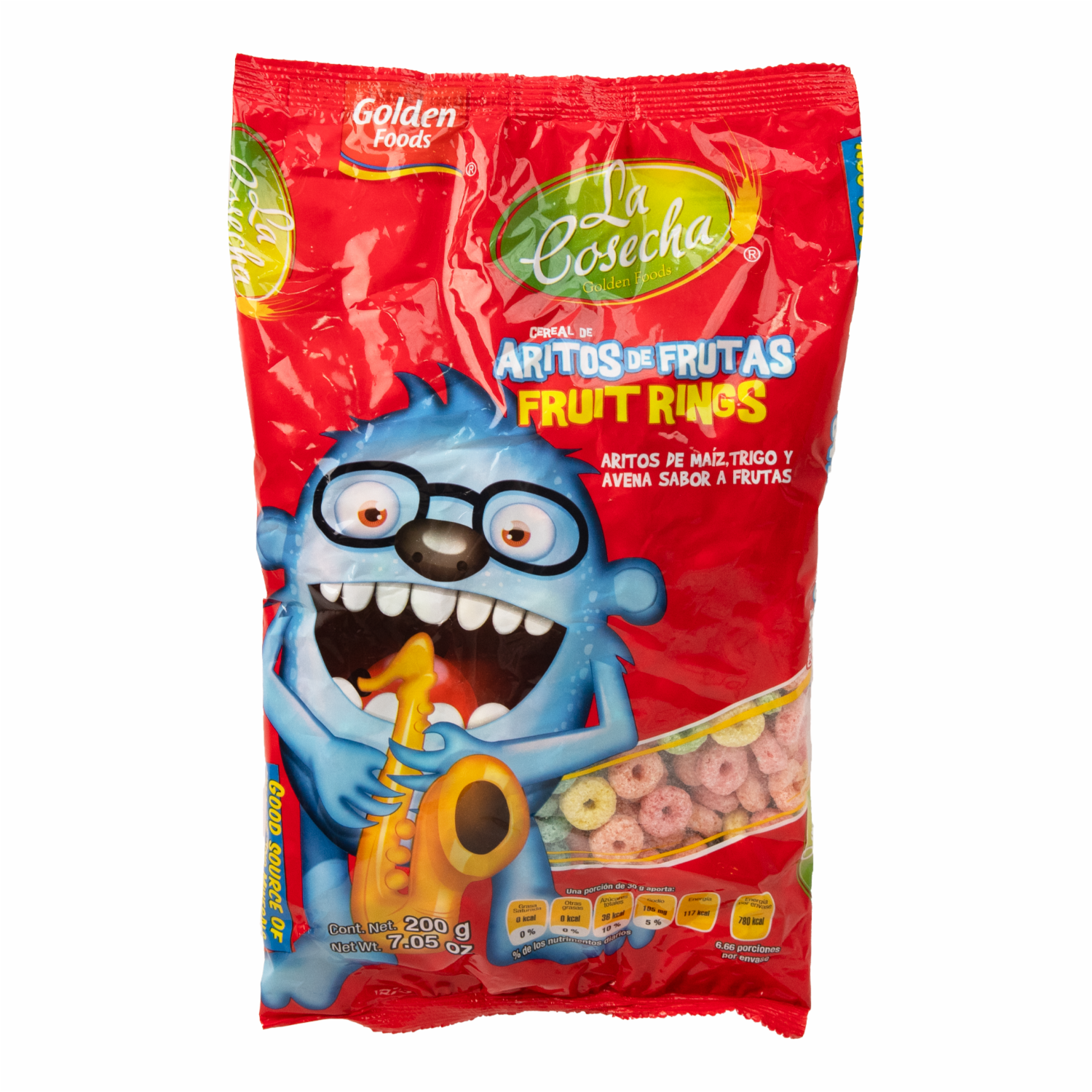 Cereal Aritos De Frutas LA COSECHA 200 G