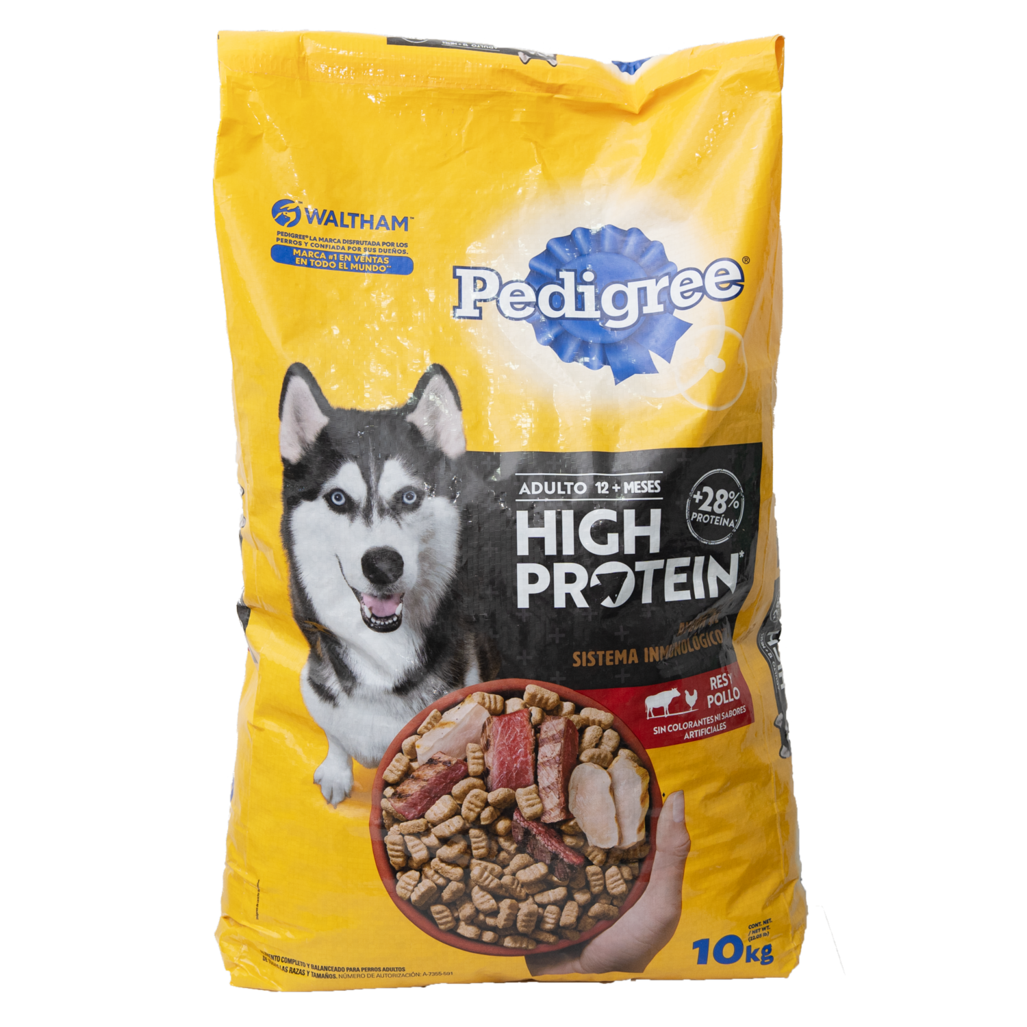 Alimento Para Perros High Protein Res Y Pollo PEDIGREE 10000 G