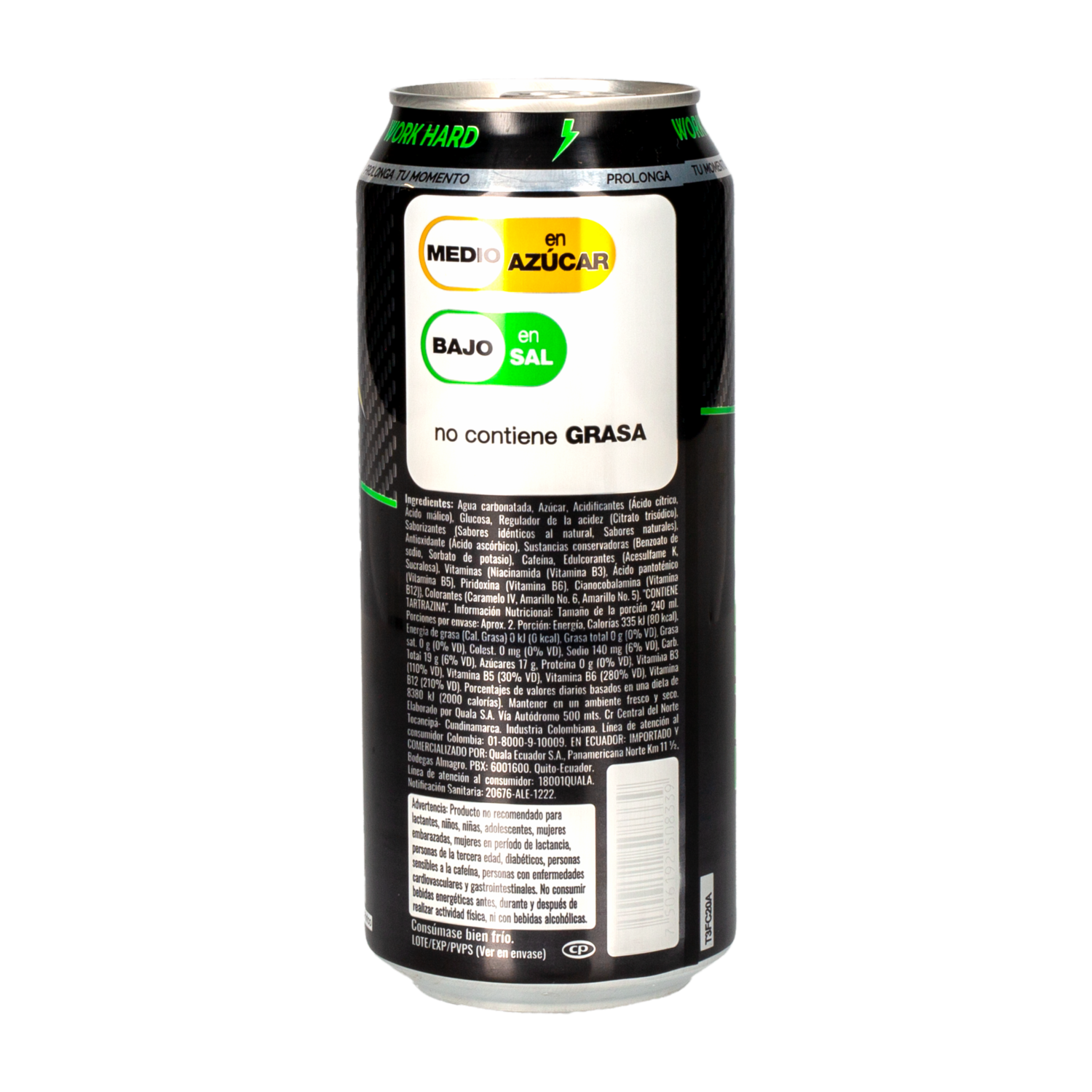 Bebida Energizante En Lata AMPER 473 Ml