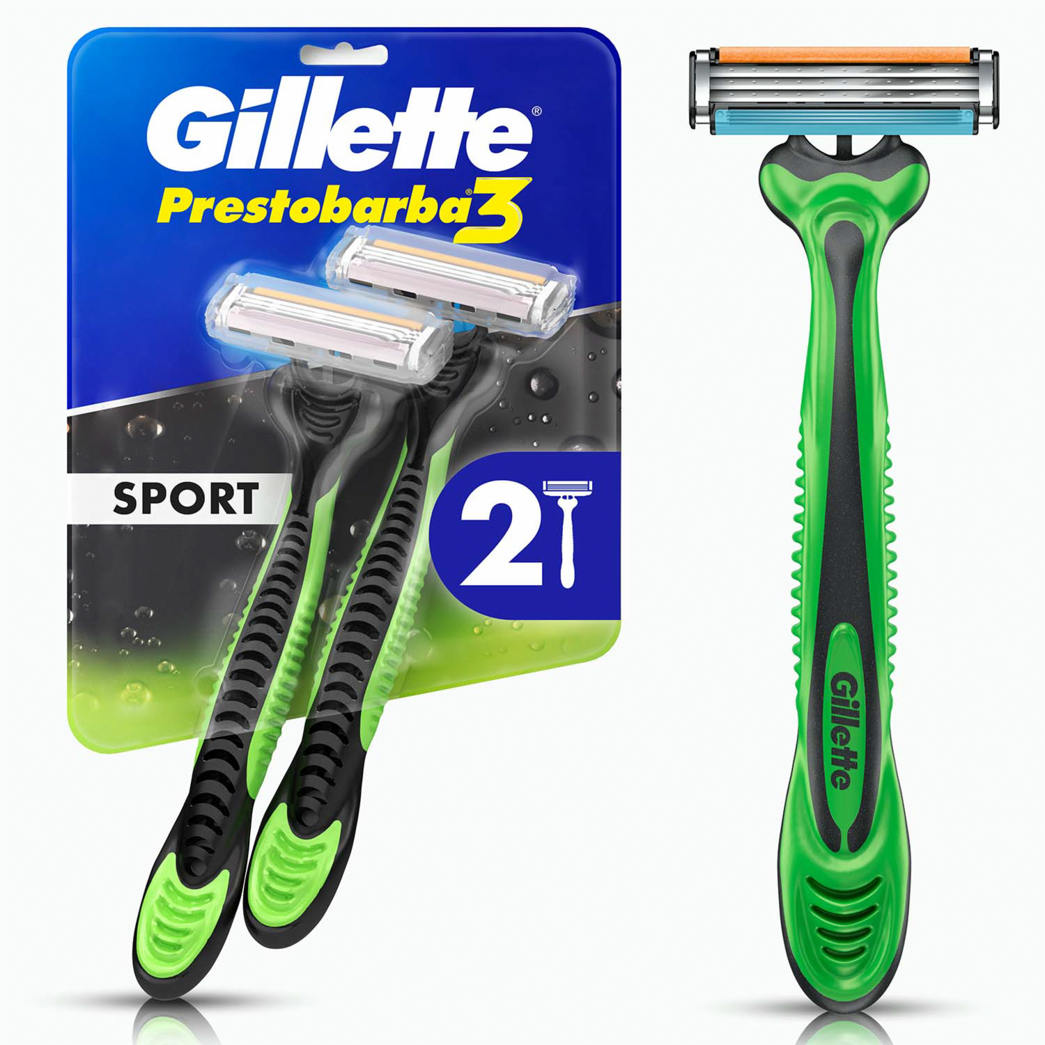 Afeitadora Desechable Prestobarba Bodysense GILLETTE 1 X 2 Uds