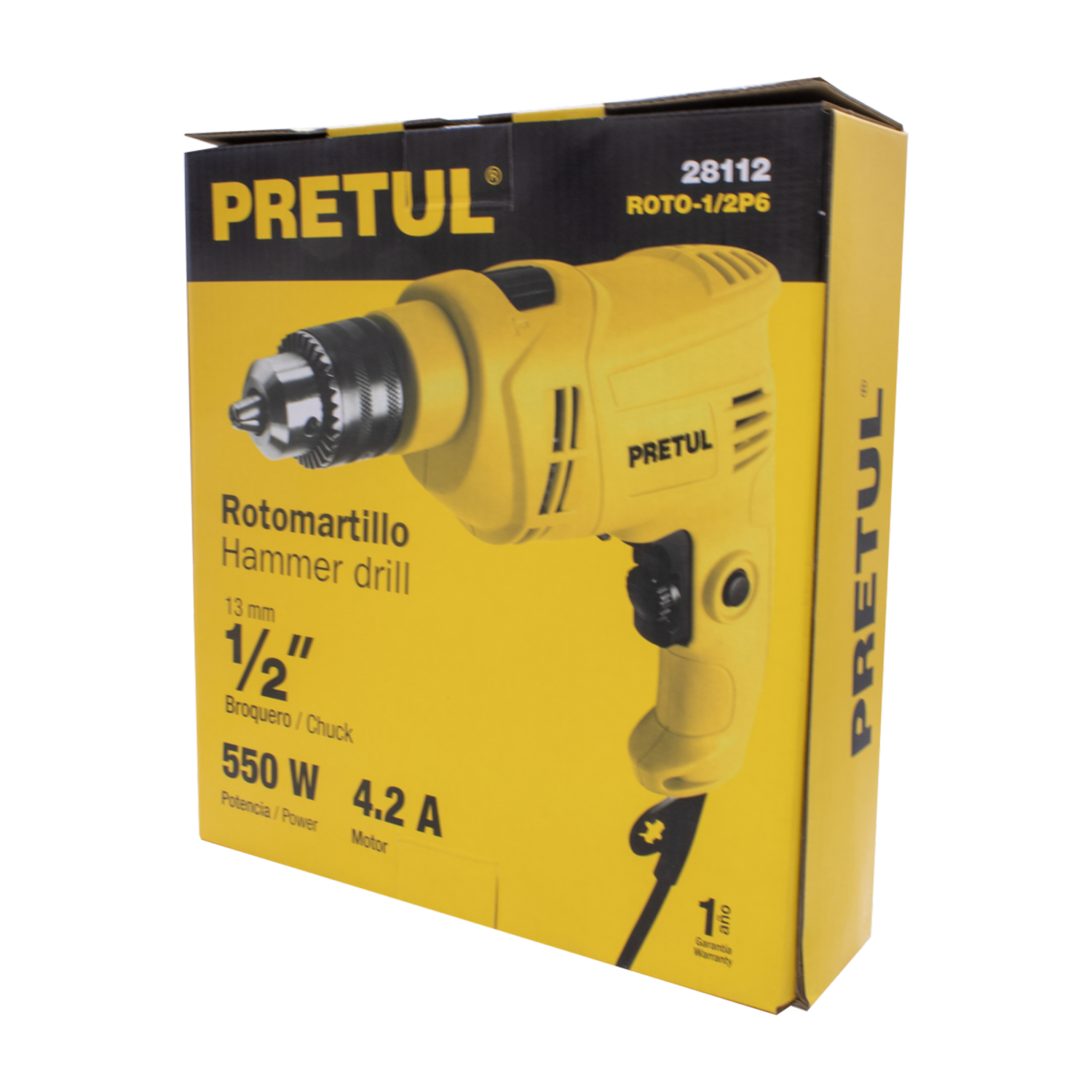 Taladro De 550W PRETUL Unidad