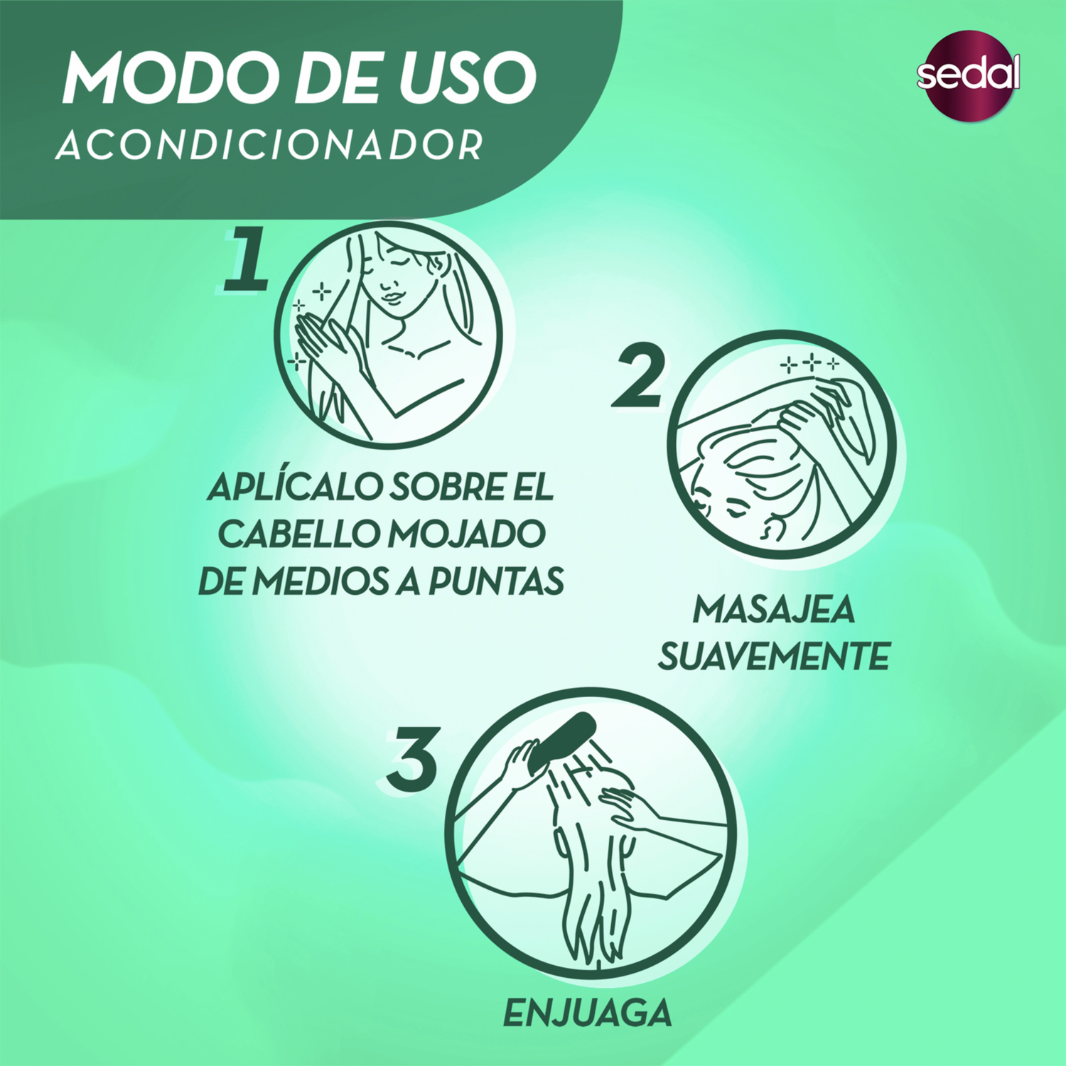 Acondicionador De Cabello Rizos Definidos SEDAL 340 Ml