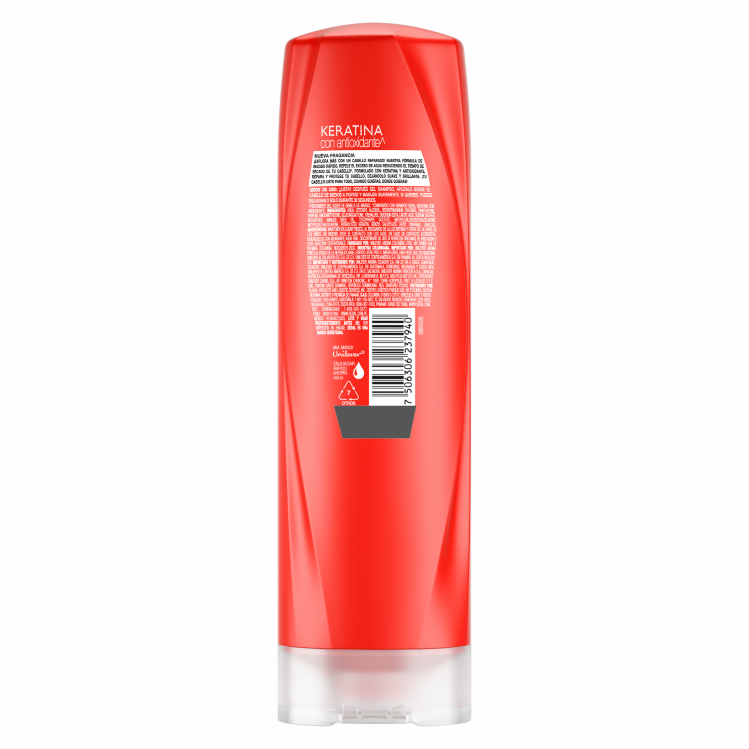 Acondicionador De Cabello Keratina Con Antioxidantes SEDAL 340 Ml