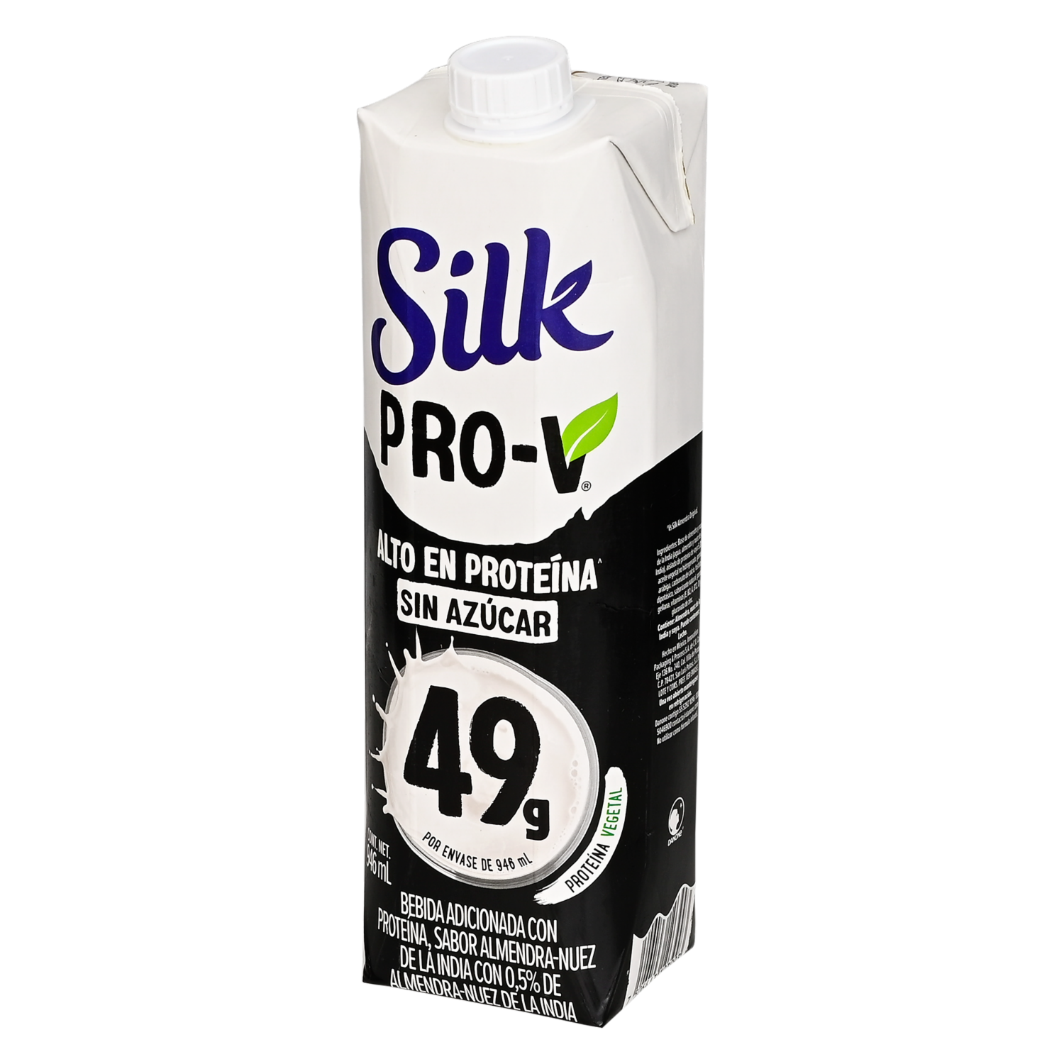 Bebida De Almendras De  Sin Azúcar, Alto En Proteína SILK 946 Ml