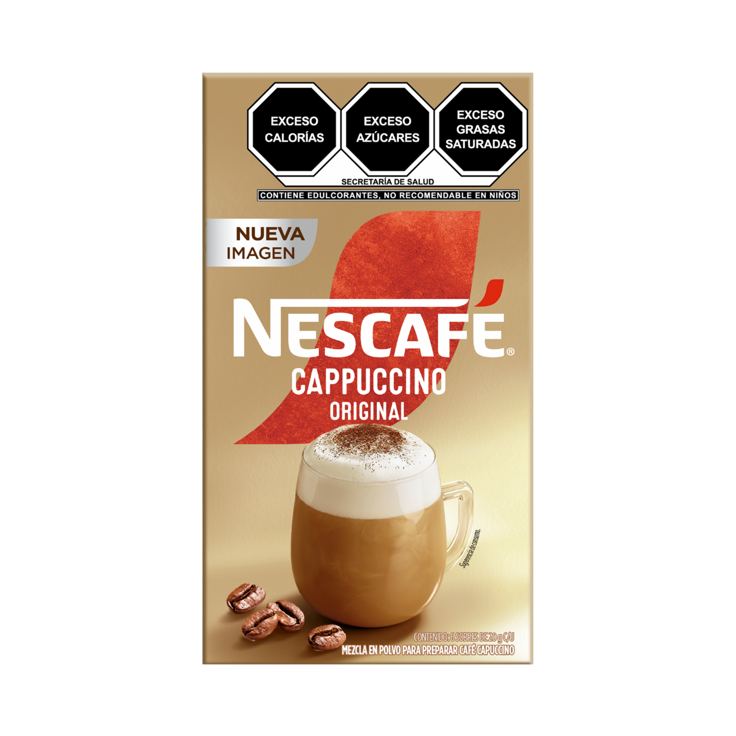 Café Instantáneo Cappuccino Original NESCAFÉ 120 G