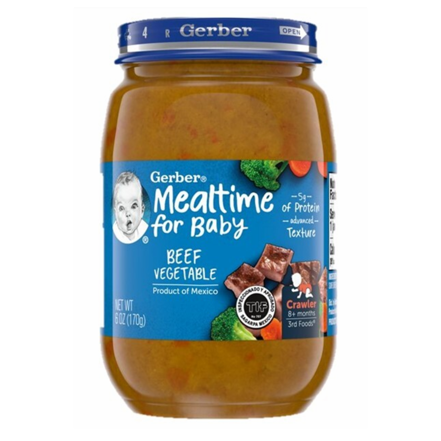 Compota De Carne Con Vegetales GERBER 170 G