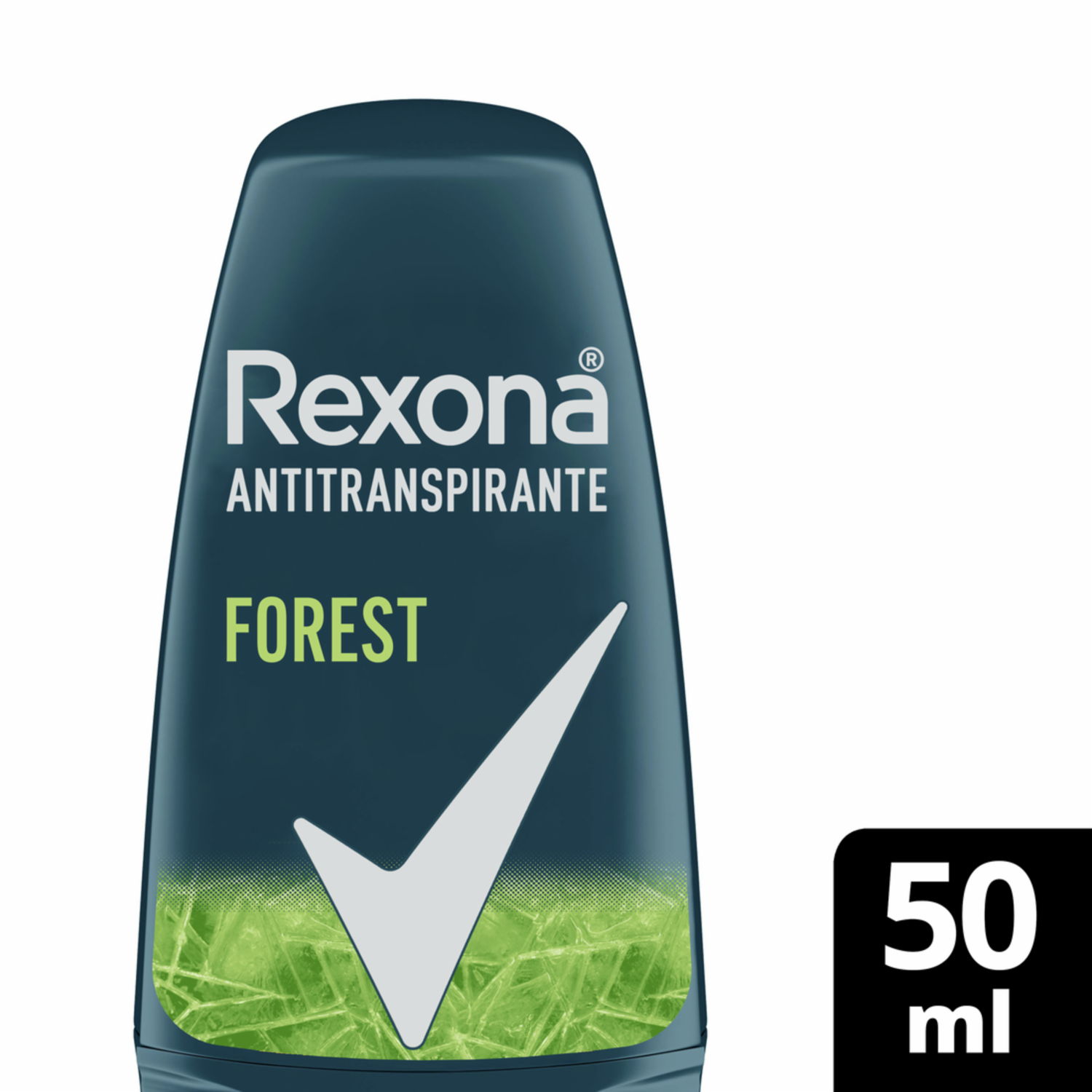 Desodorante En Roll On Para Caballero Antitranspirante Fragancia Forest REXONA 50 Ml
