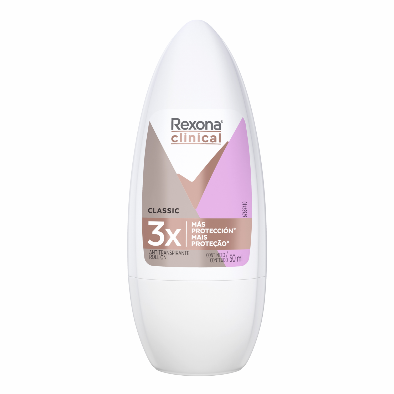 Desodorante En Roll On Para Dama Clinical Expert Classic REXONA 50 Ml