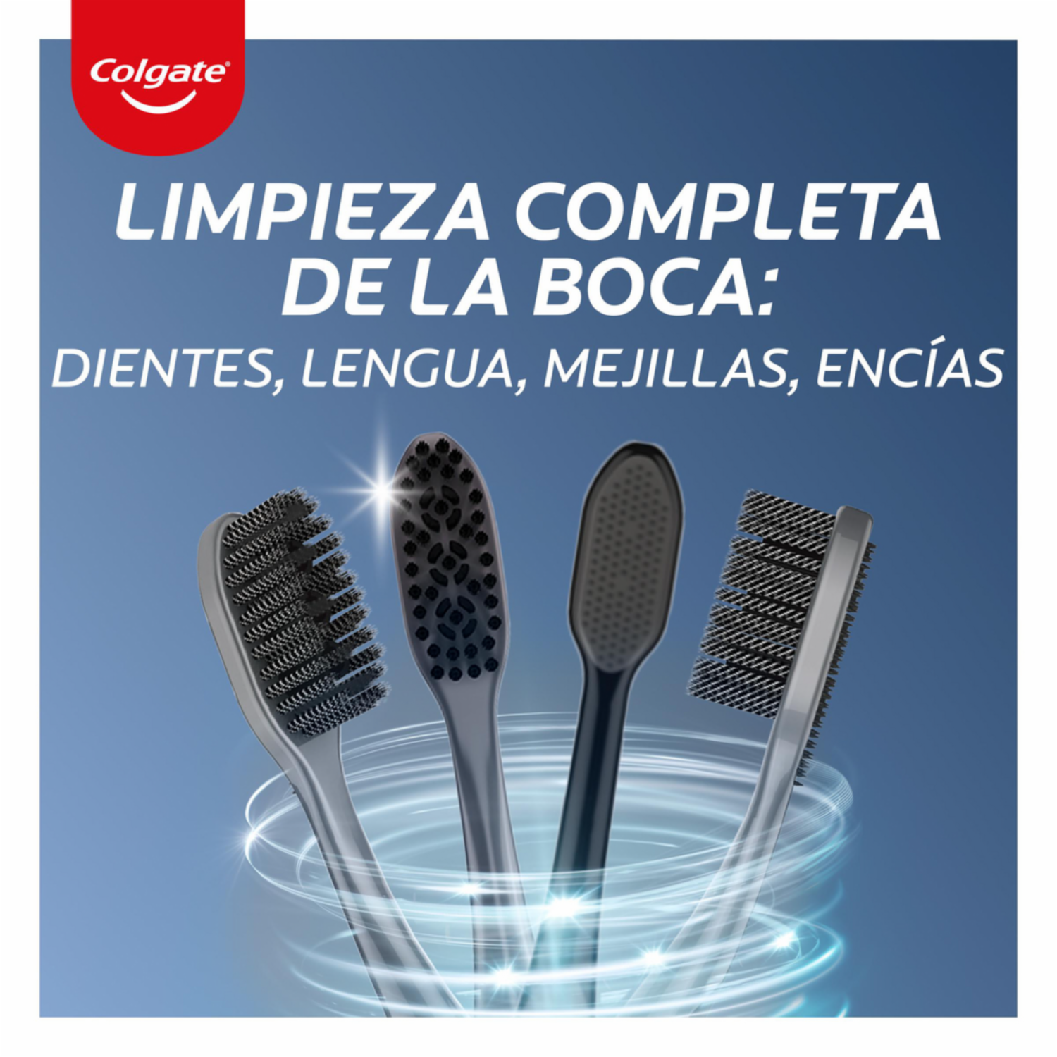 Cepillo Dental 360 Antibacterial Charcoal COLGATE Suave