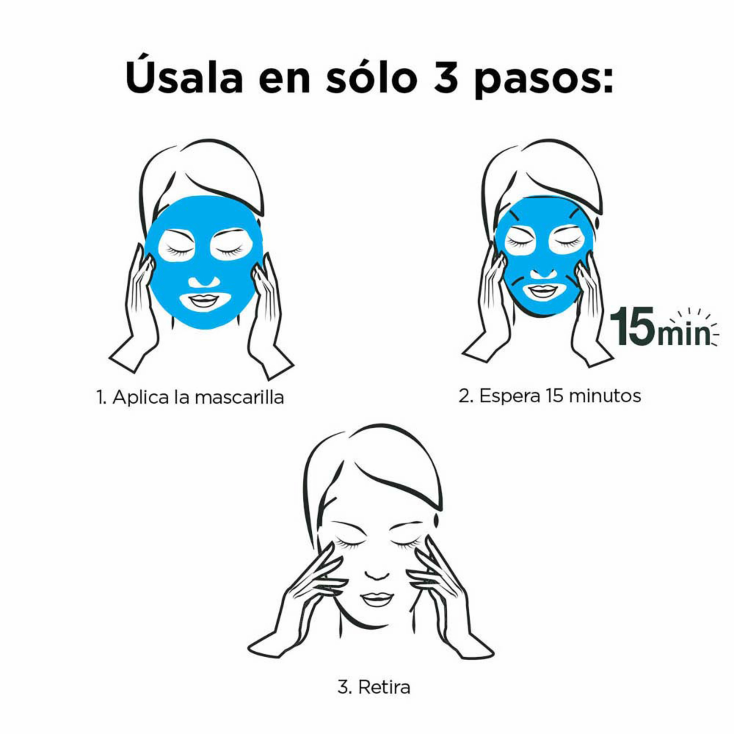 Mascarilla Facial En Tela Detox Matificante Carbón Para Piel Grasa GARNIER SKIN ACTIVE 1 Pza 28 G
