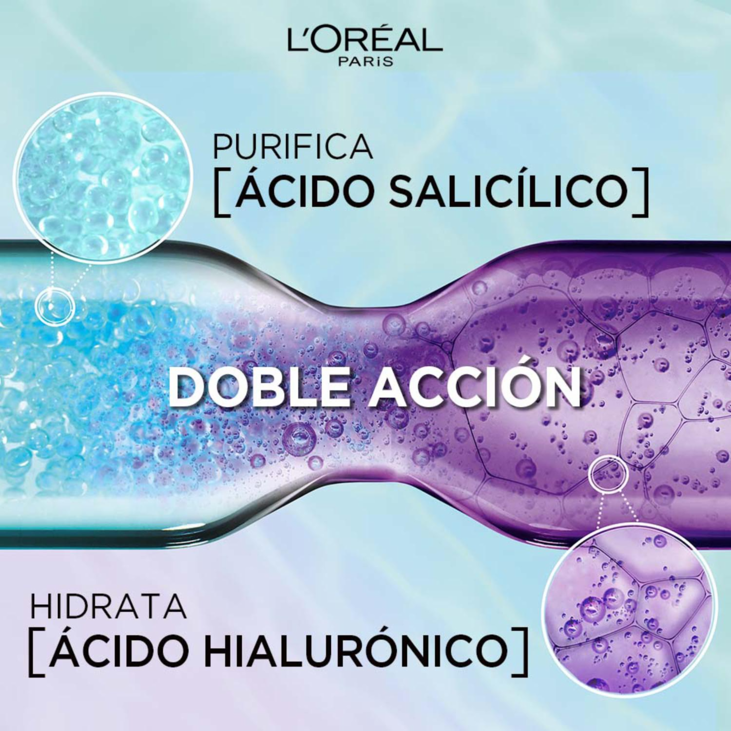 Acondicionador De Cabello Hialurónico Pure Para Raíz Grasa Y Puntas Deshidratadas ELVIVE L’ORÉAL 370 Ml