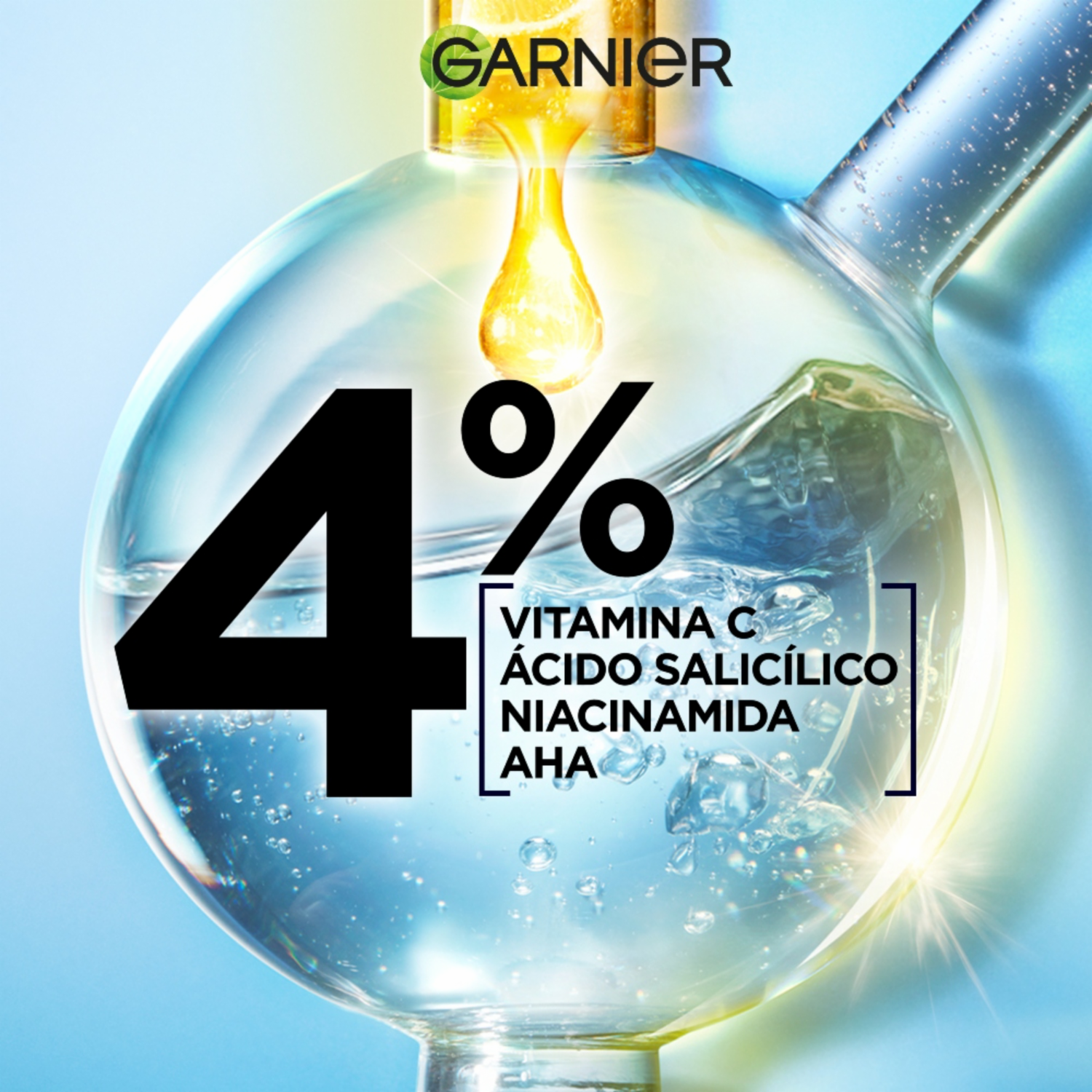 Sérum Facial Anti Imperfecciones Con Ácido Salicílico Para Piel Con Tendencia Al Acné GARNIER SKIN ACTIVE 30 Ml