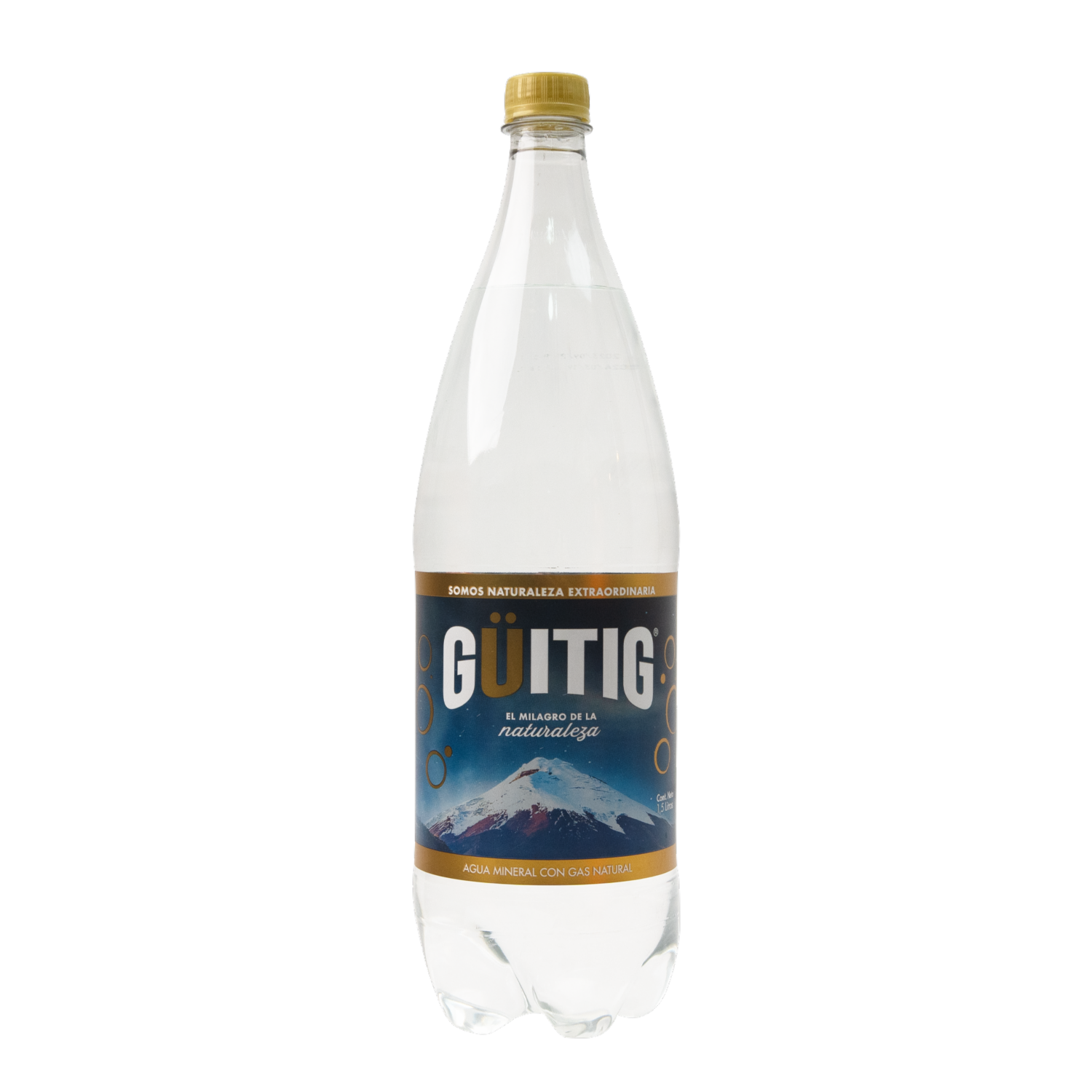 Agua Mineral Con Gas GÜITIG 1500 Ml