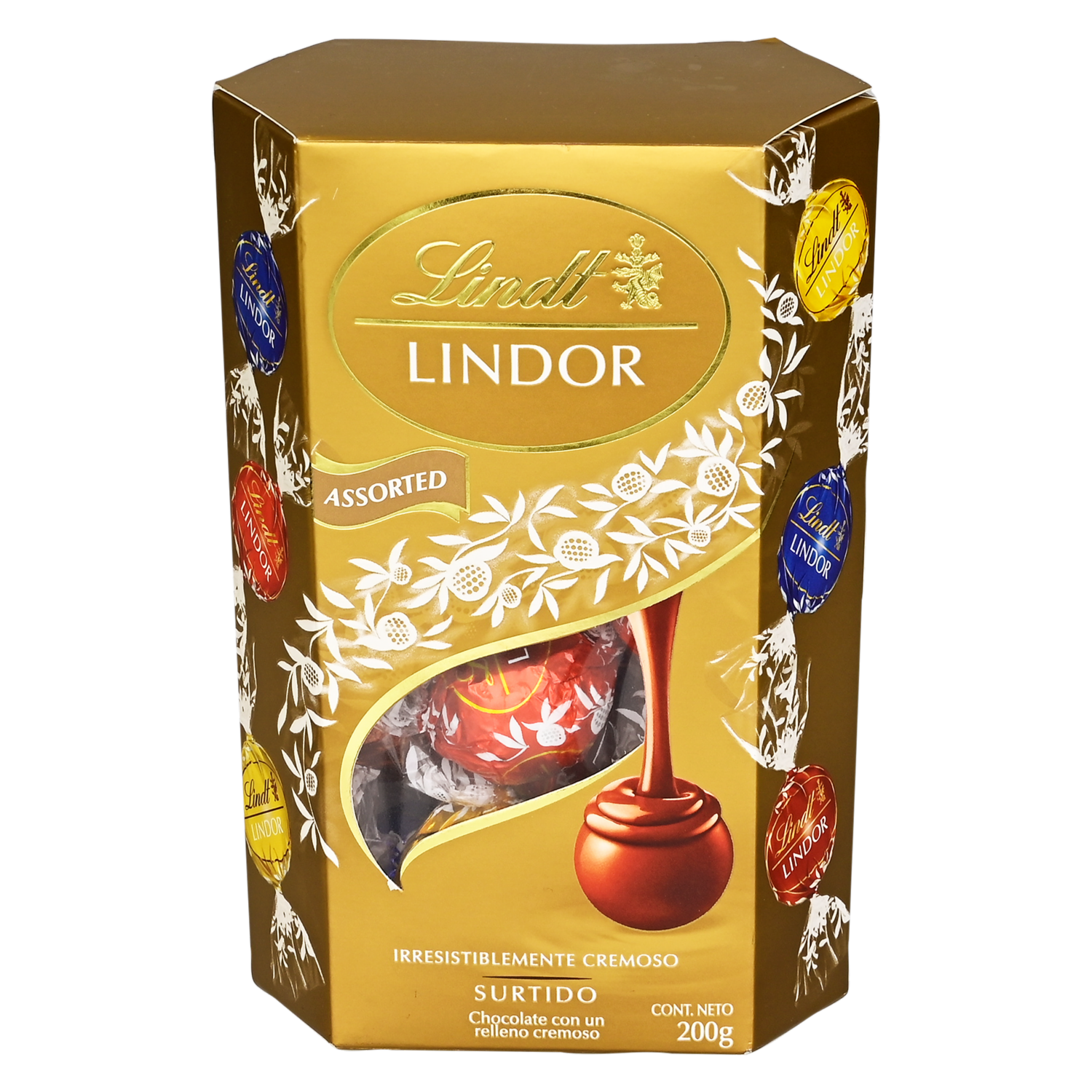Chocolate Relleno Cremoso Surtido LINDT 200 G