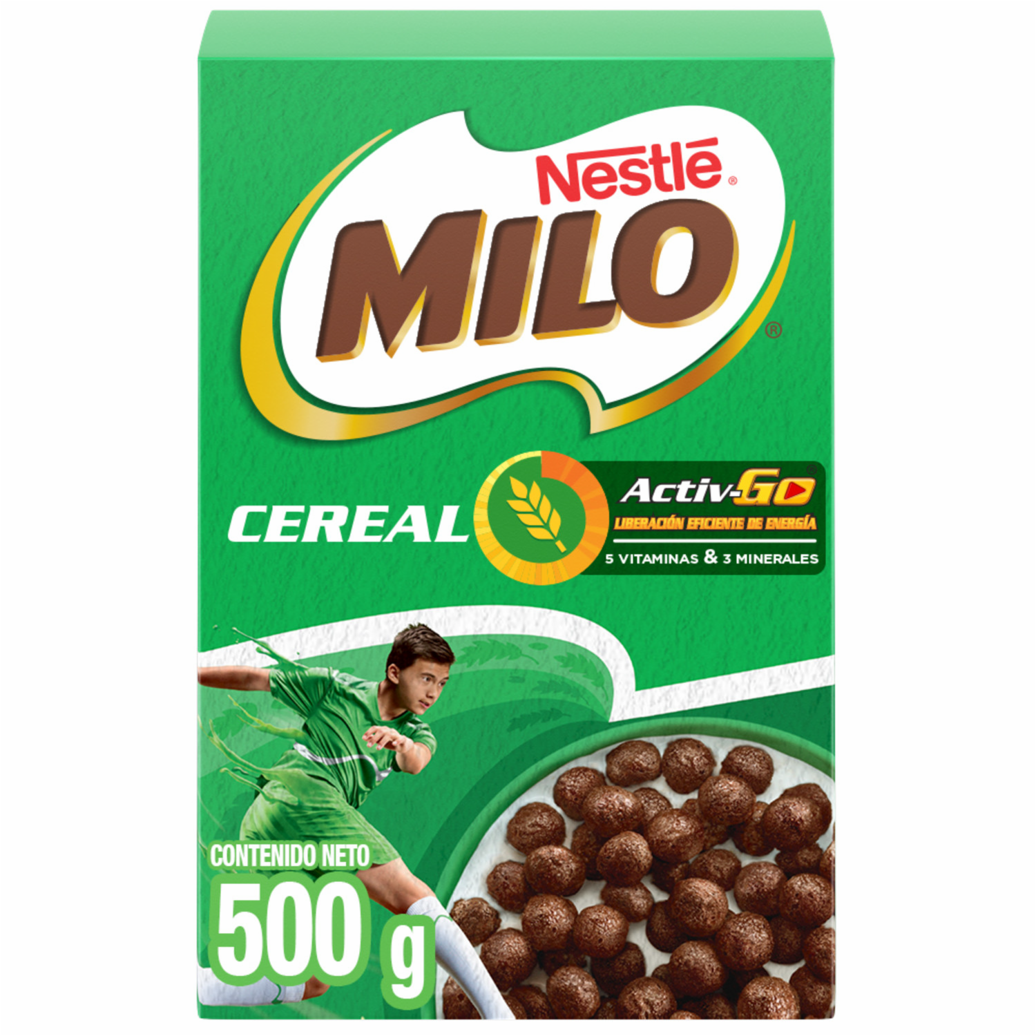 Cereal En Bolitas De Chocolate MILO 500 G