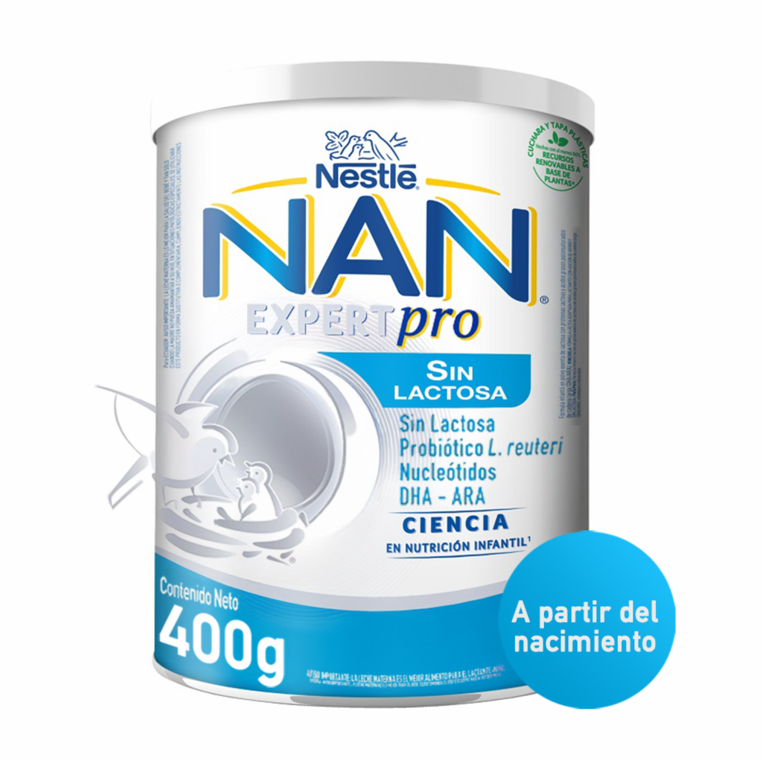 Leche En Fórmula Sin Lactosa NAN 400 G