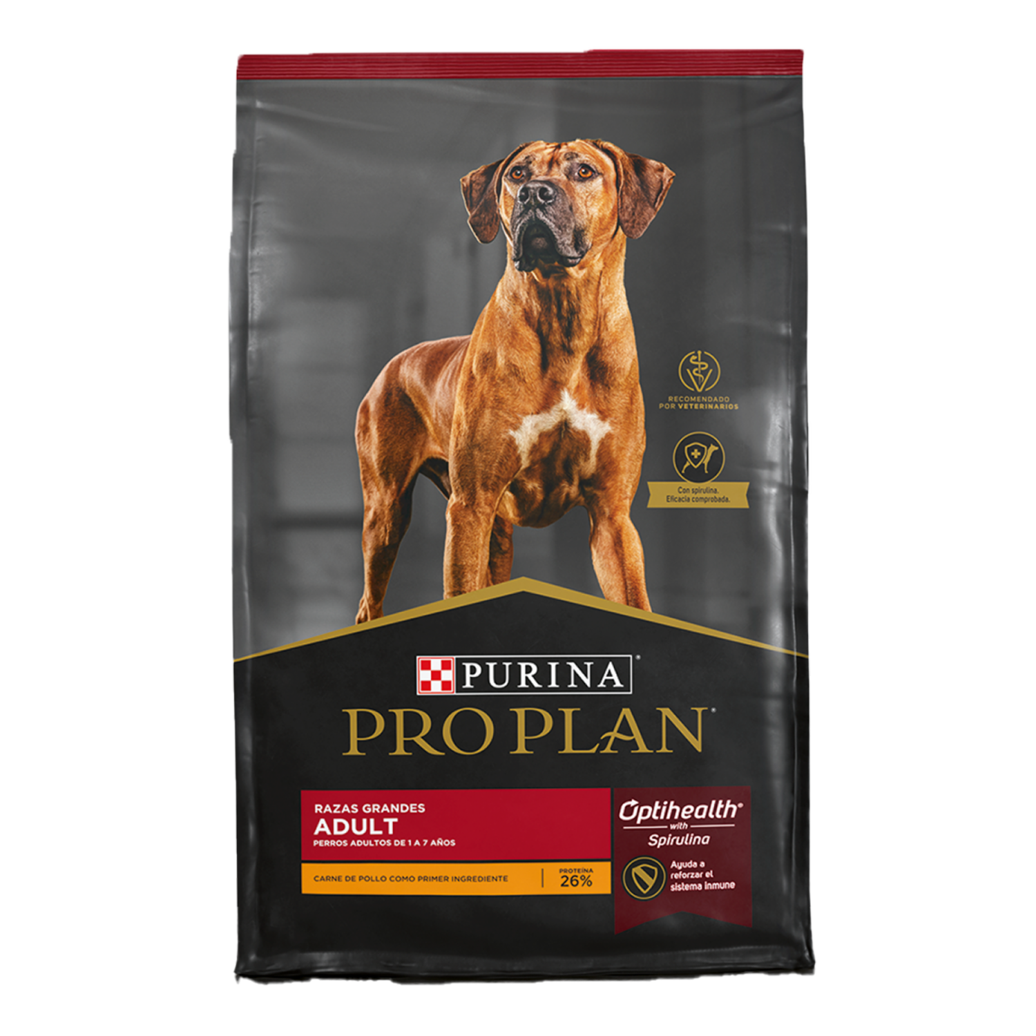 Alimento Para Perros Optihealth Razas Grandes Adultos De 1 A 7 Años PURINA PRO PLAN 15 Kg