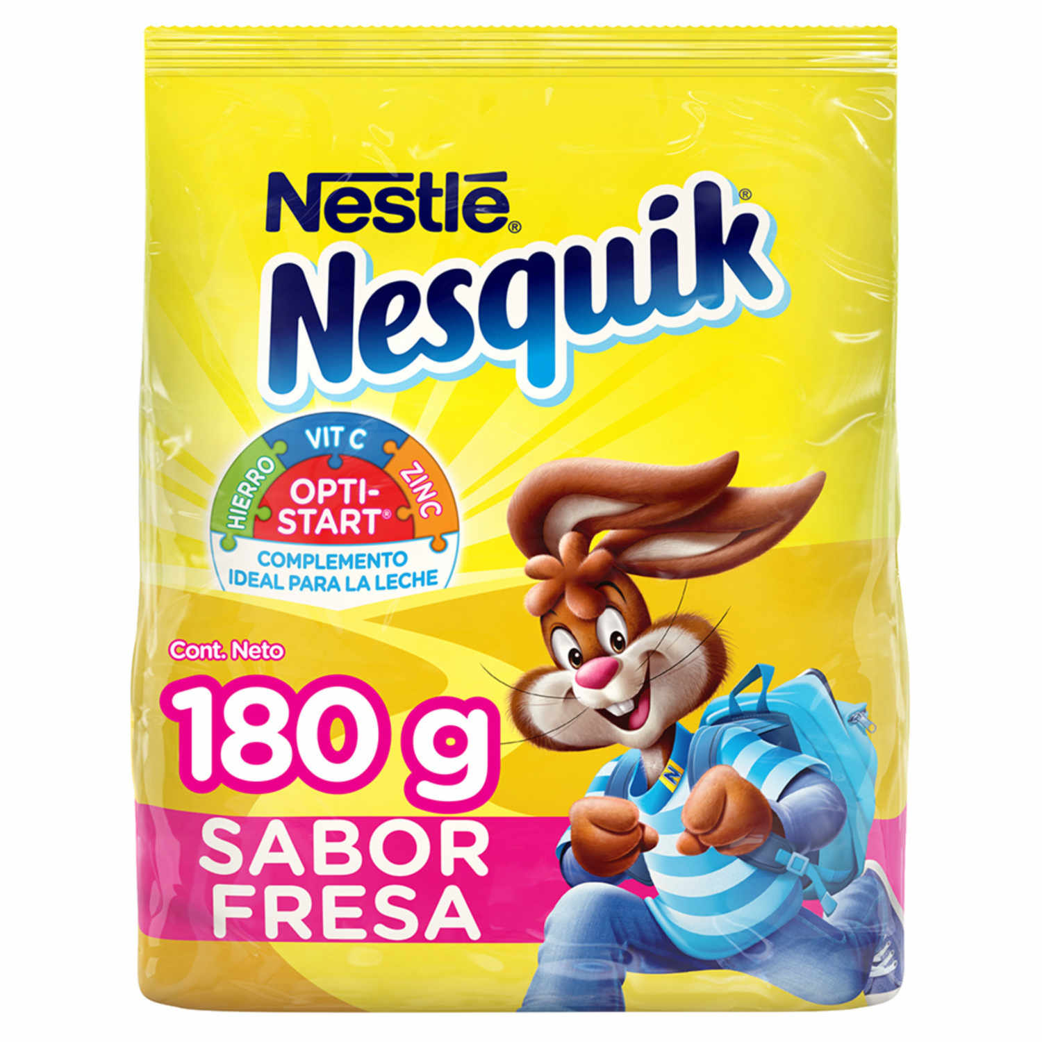 Mezcla En Polvo Sabor Frutilla NESQUIK 180 G