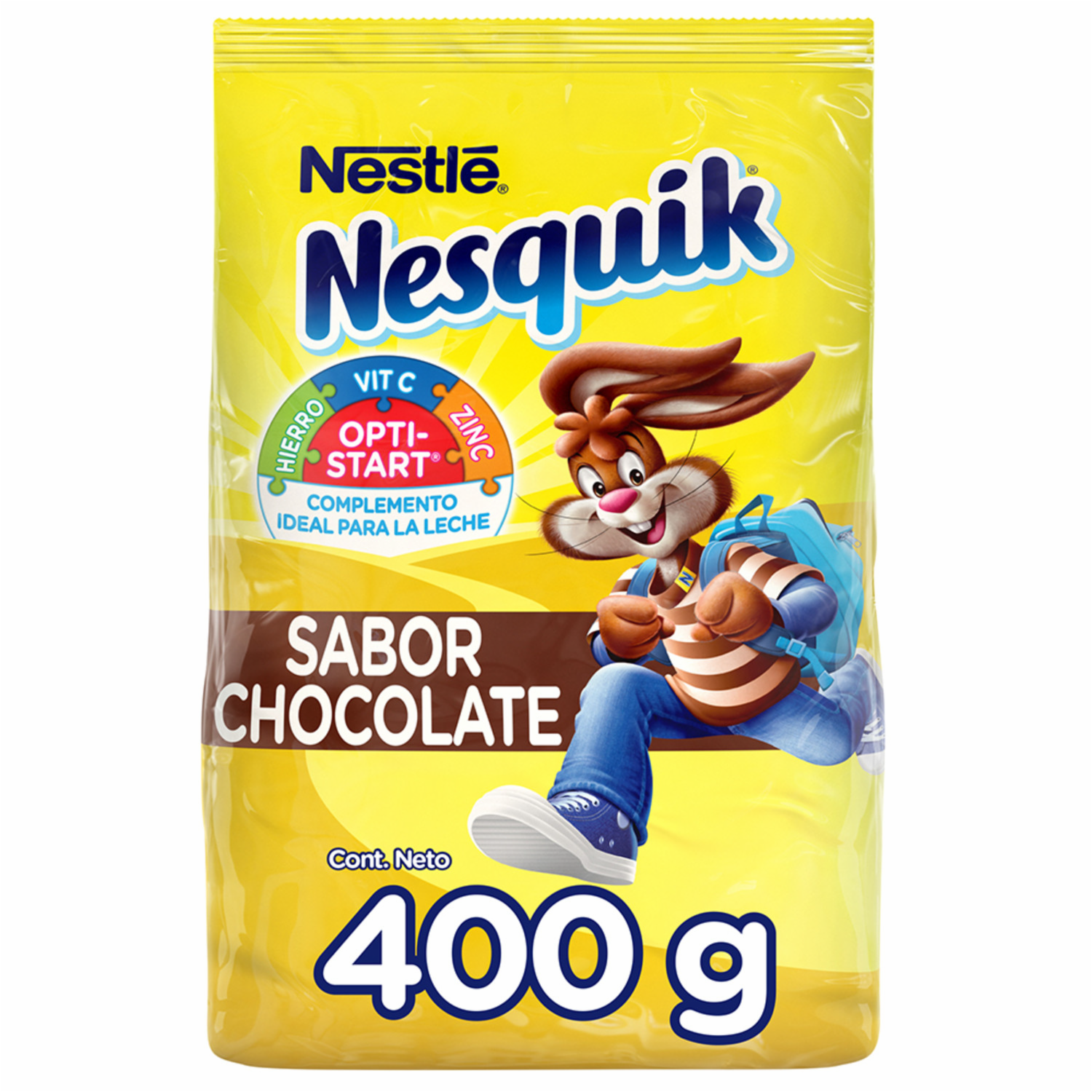 Chocolate En Polvo Con Hierro, Vitamina C Y Zinc NESQUIK 400 G