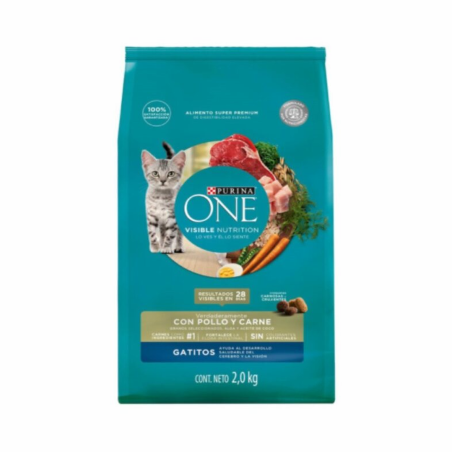 Alimento Para Gatitos Sabor A Pollo Y Carne PURINA CAT CHOW 2 Kg