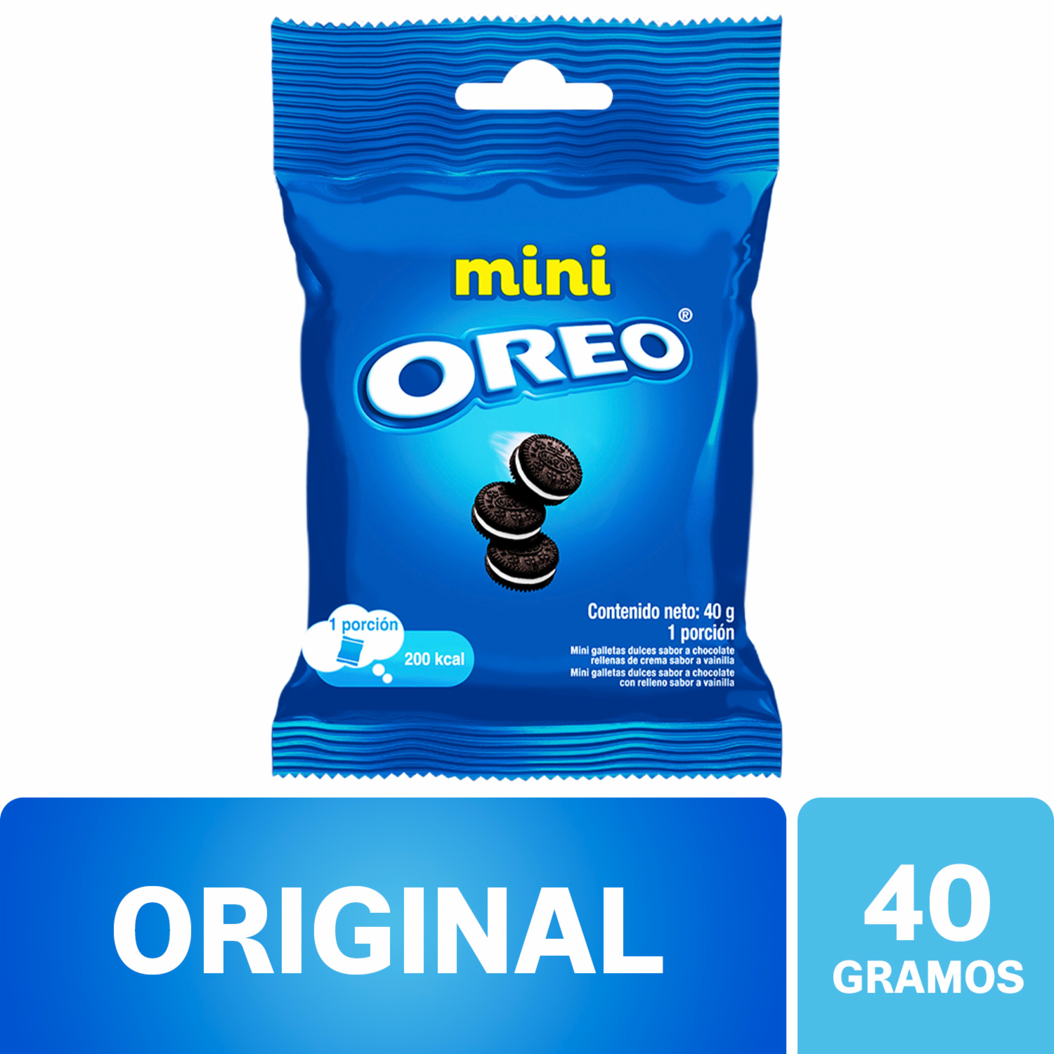 Galletas Dulces Mini Sabor Original OREO 8 X 40  G