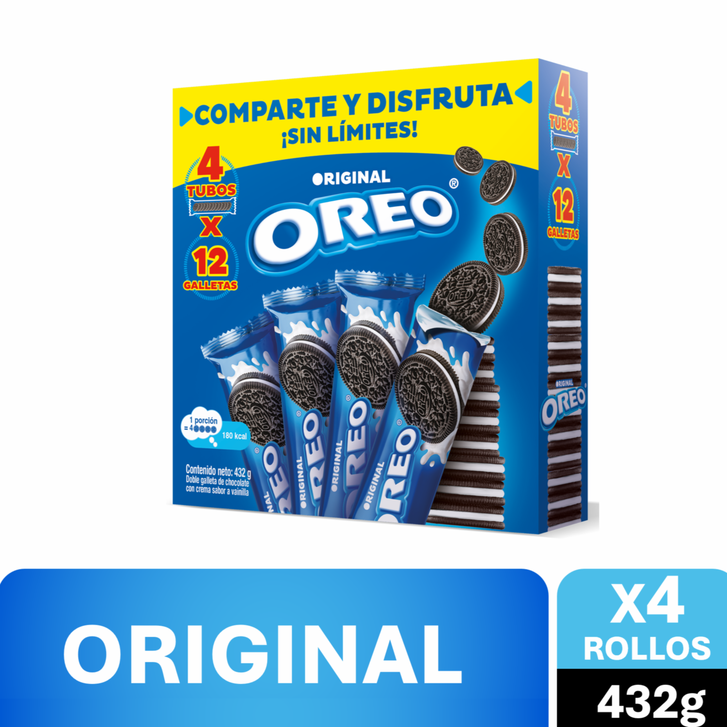 Galletas Dulces Sabor Original OREO 432 G