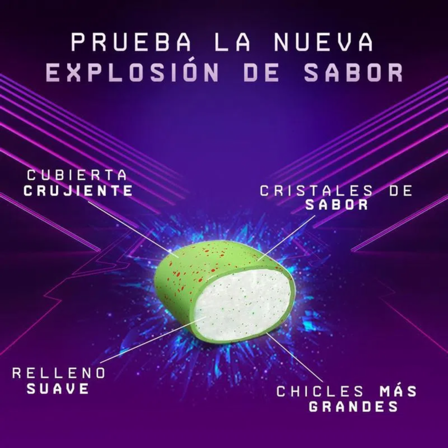 Chicles Sabor A Maracuyá Botella TRIDENT 37.80 G