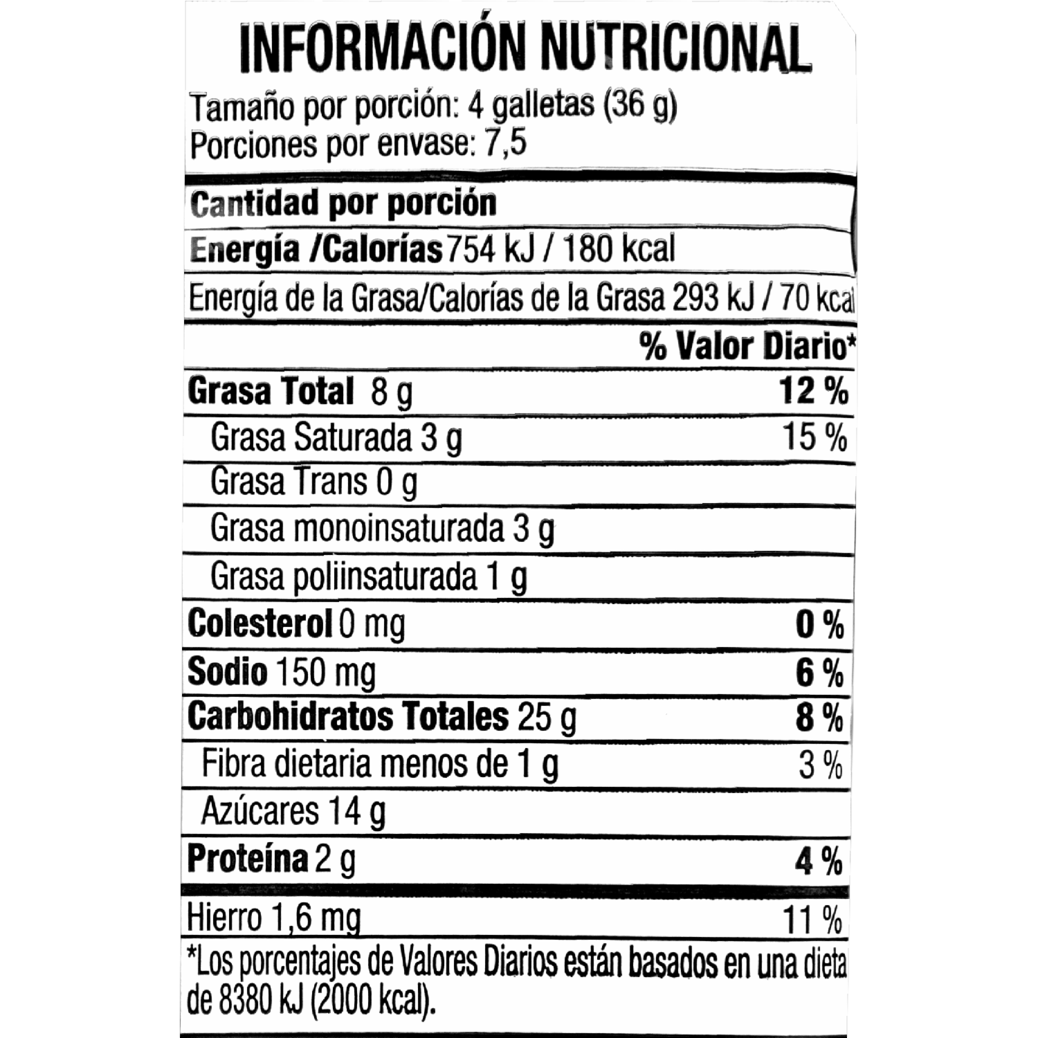 Galletas Dulces Sabor Original OREO 270 G