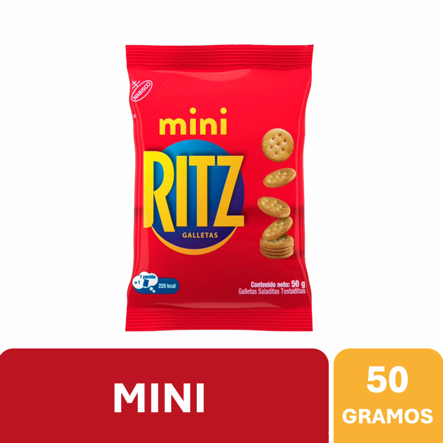 Galletas De Sal Mini Sabor Original RITZ 50 G