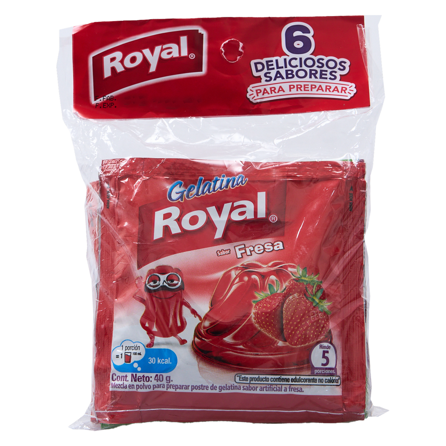 Gelatina De Gelatina ROYAL 240 G