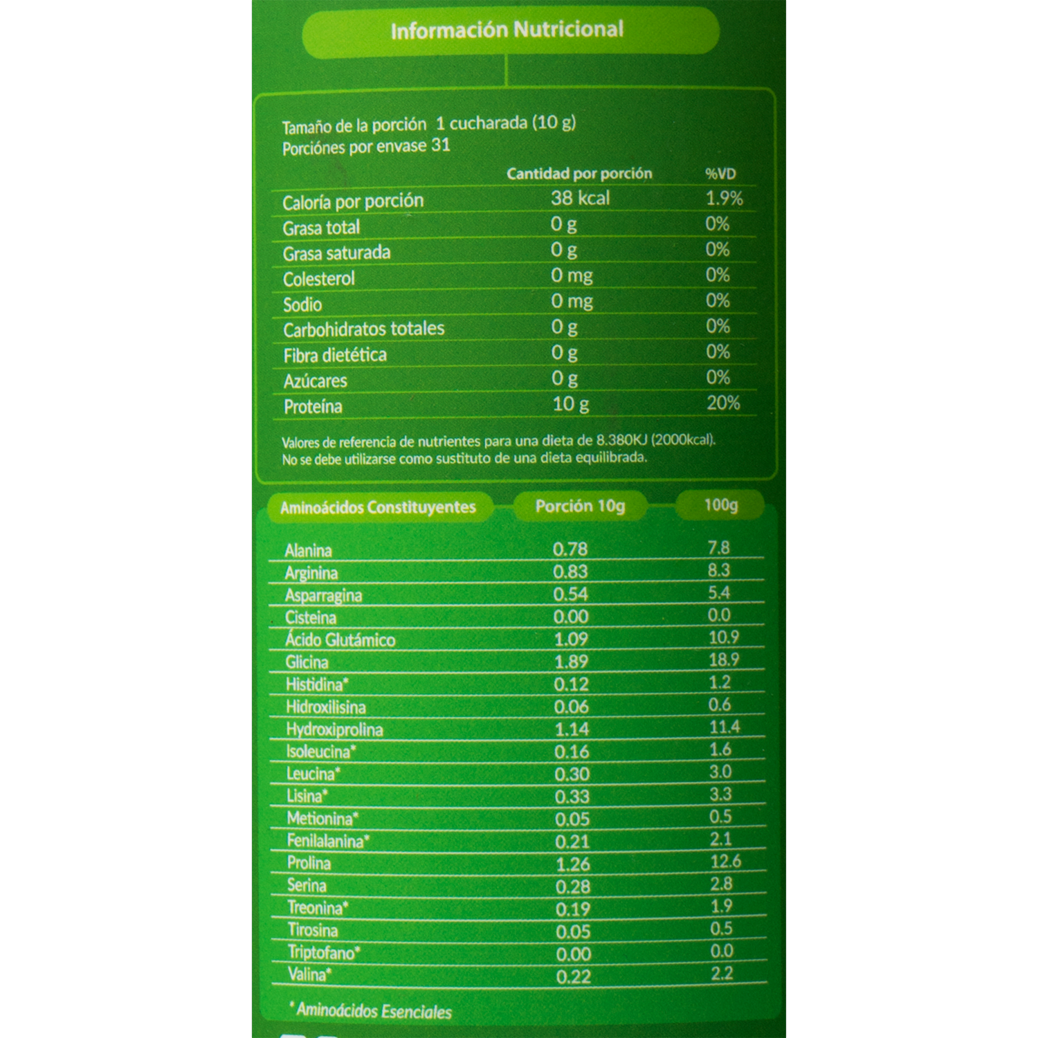 Colágeno Hidrolizado VITAGEL 310 G