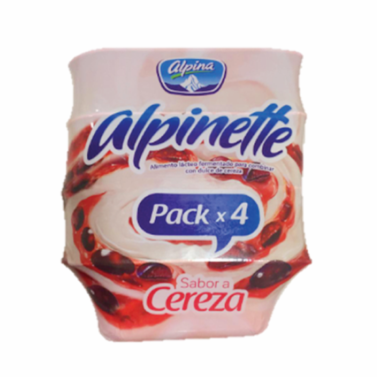 Alpinette Postre Cereza ALPINA Pack X 4 140 G