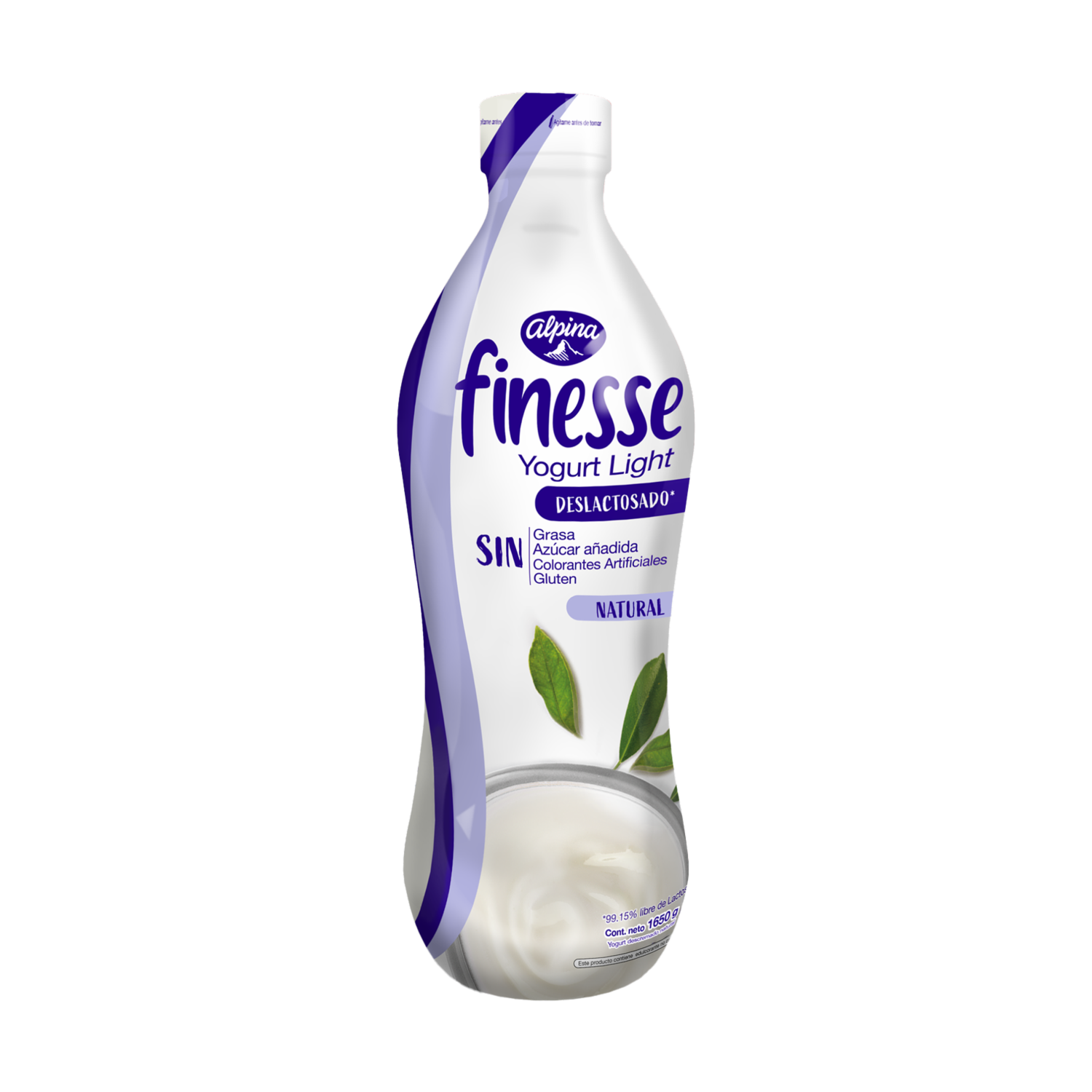 Yogurt Ligth Deslactosado Sabor Natural FINESSE 1650 G
