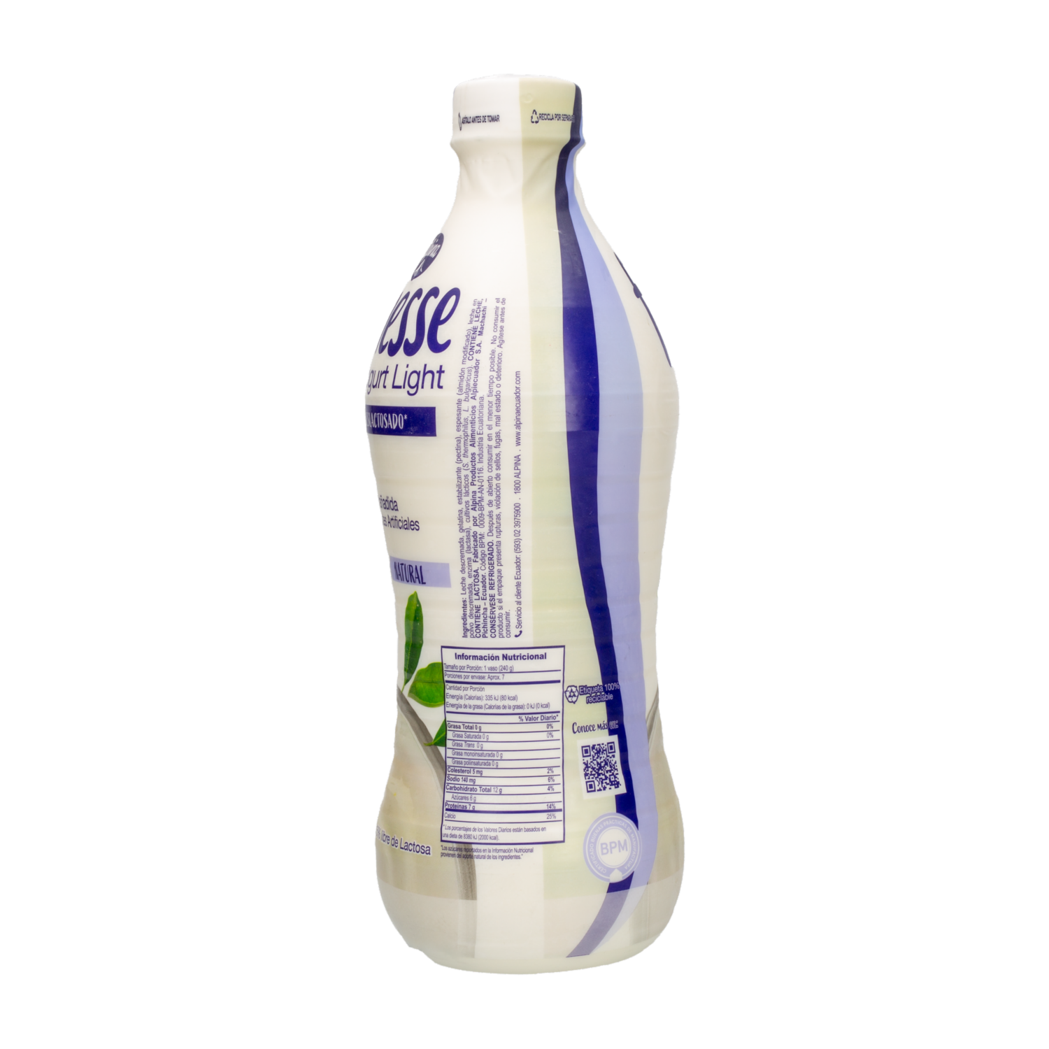 Yogurt Ligth Deslactosado Sabor Natural FINESSE 1650 G
