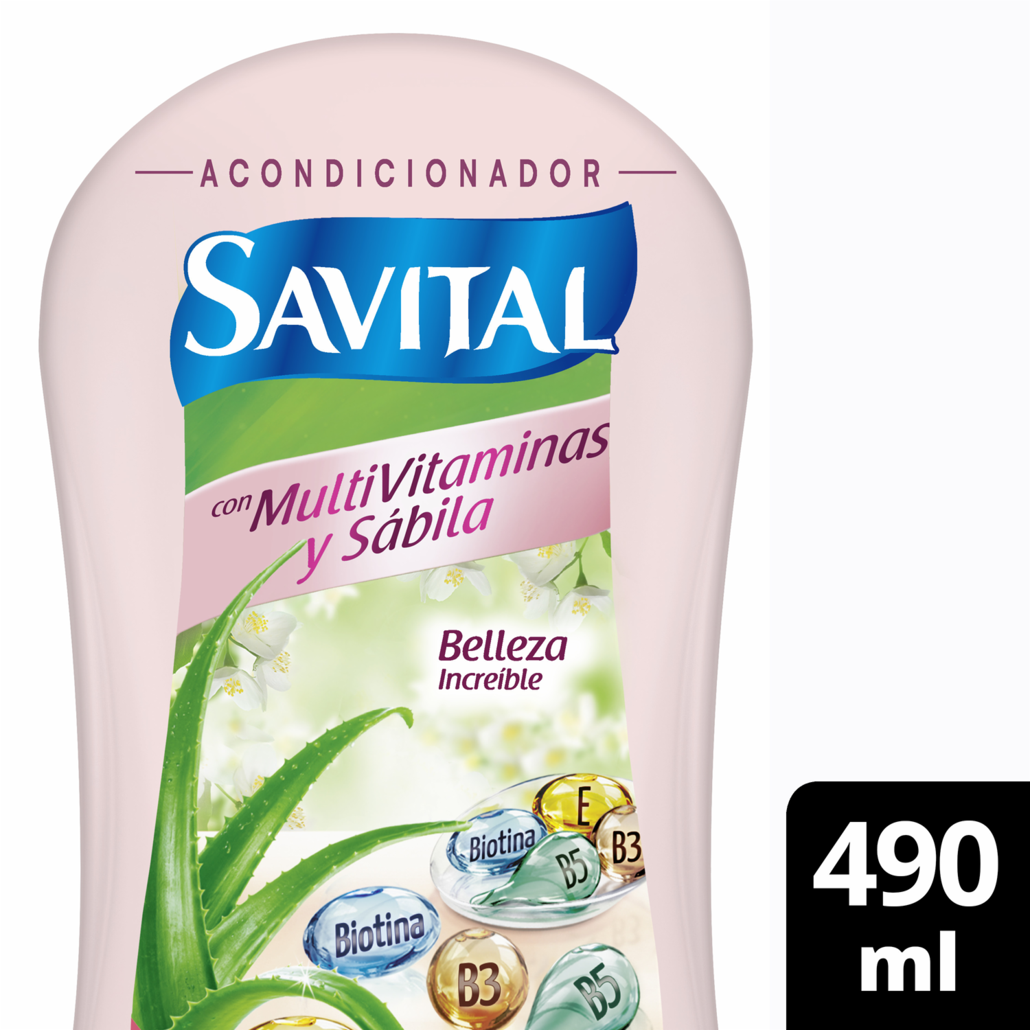 Acondicionador De Cabello Multivitaminas SAVITAL 490 Ml