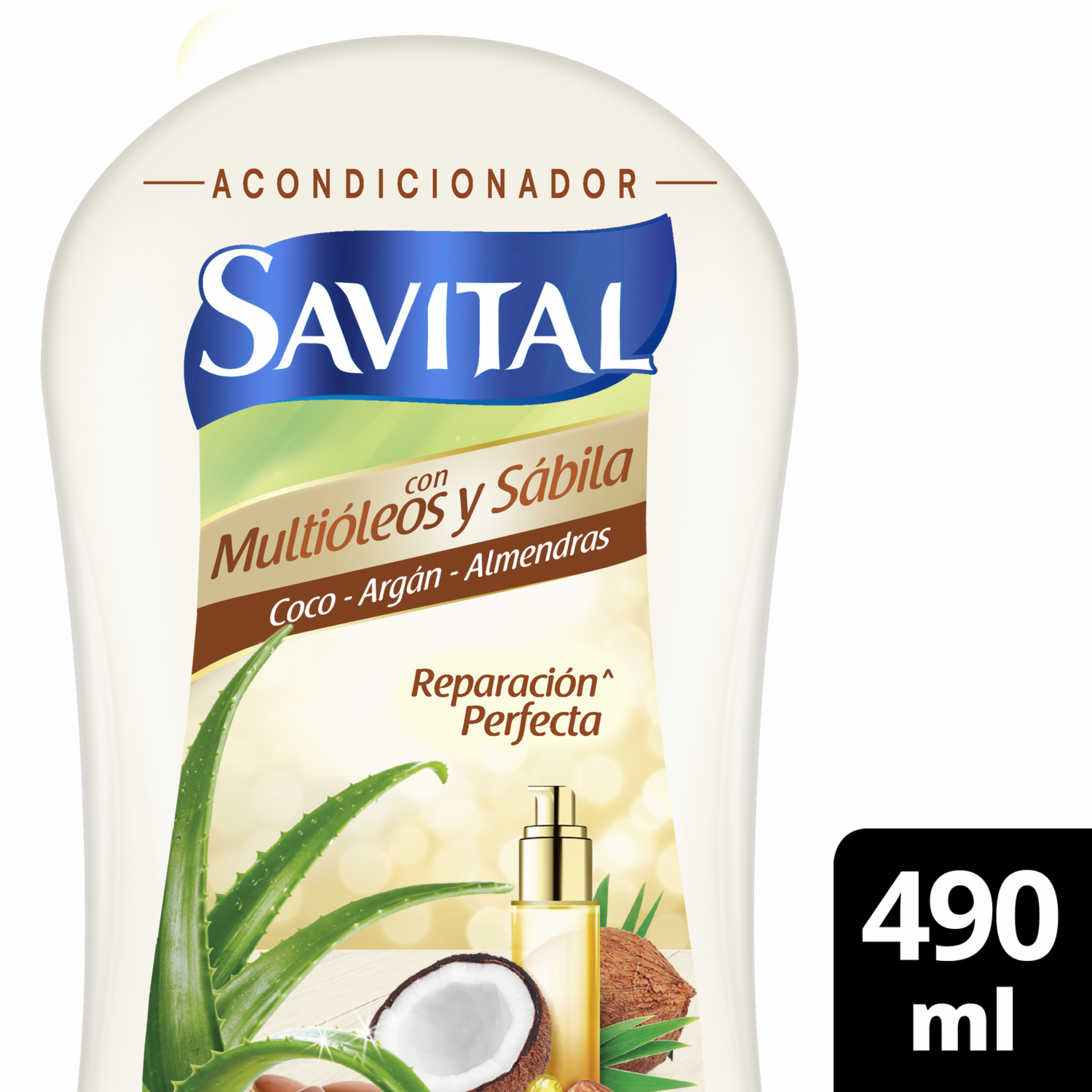 Acondicionador De Cabello Multiaceites SAVITAL 490 Ml