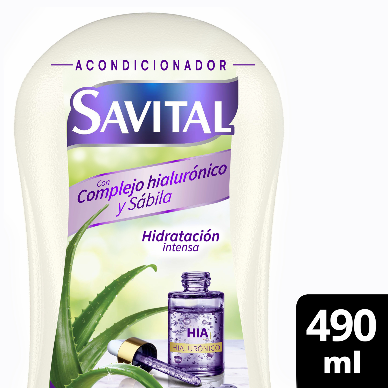 Acondicionador De Cabello Hialurónico SAVITAL 490 Ml
